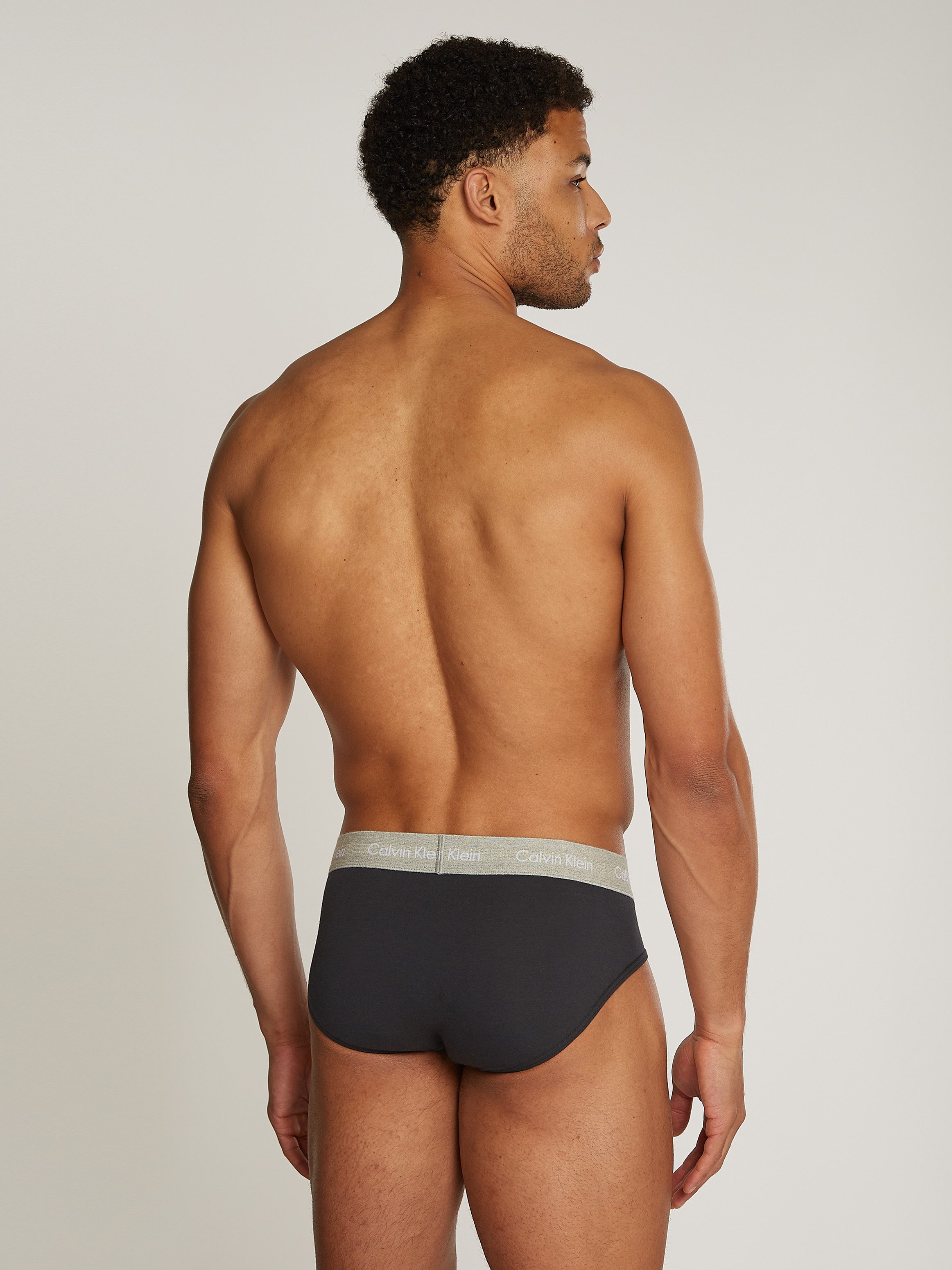 Calvin Klein Slip met gekleurde weefband (3 stuks)