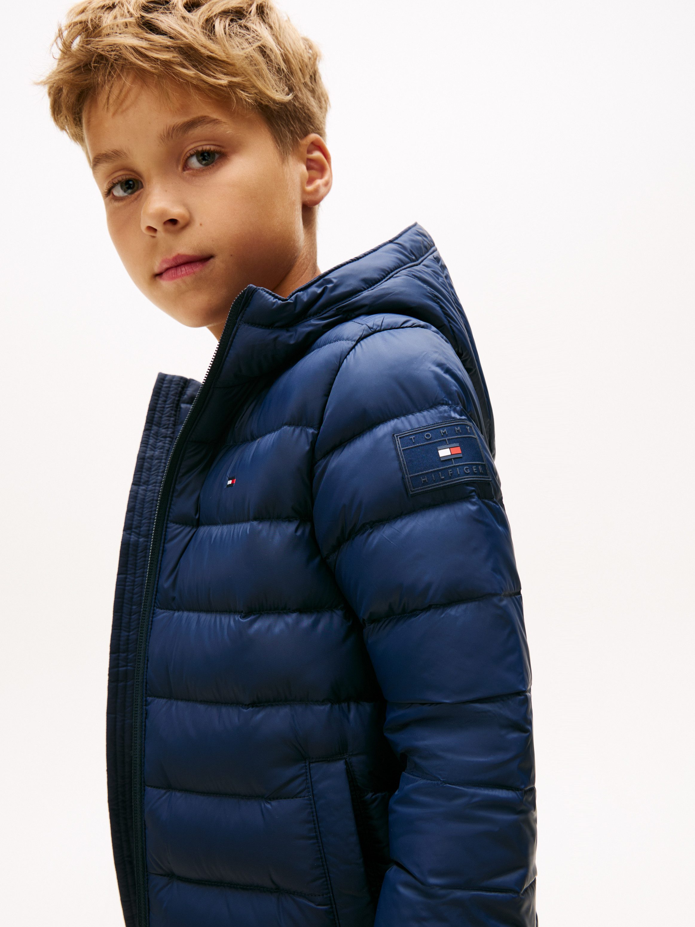 Tommy Hilfiger Gewatteerde jas U LIGHT DOWN HOODED JACKET