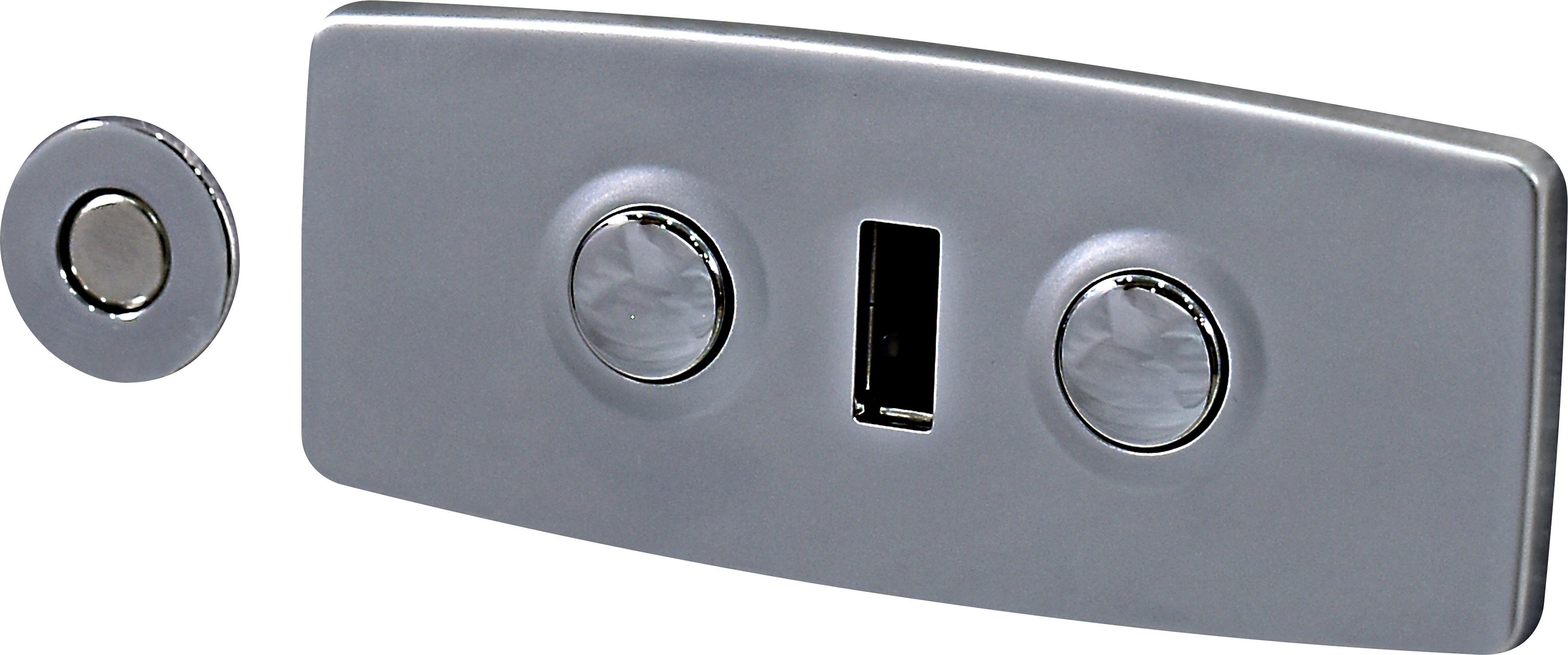 Places of Style 3-zitsbank Pareli 229 cm, handmatige en elektrische relaxfunctie in 2 zits USB, verstelbare hoofdsteun, LED-verlichting, in echt leer, kunstleer, geweven stof