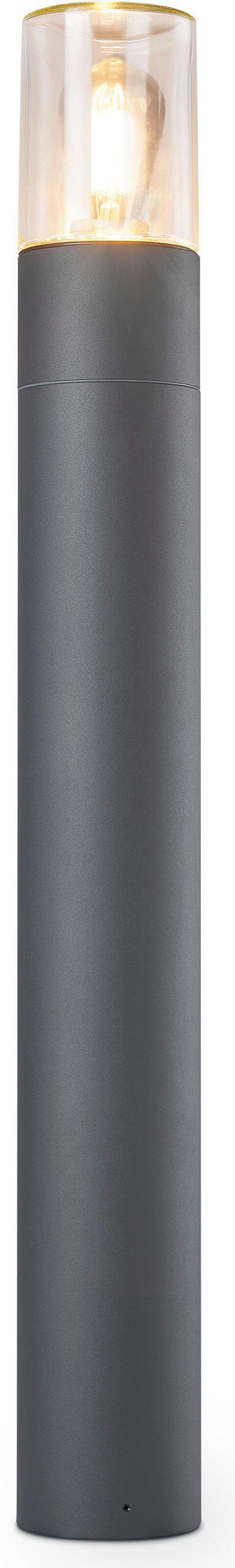 Paco Home Paalverlichting AMBRA Outdoor lamp padverlichting aluminium buitenlamp tuin E27 IP54