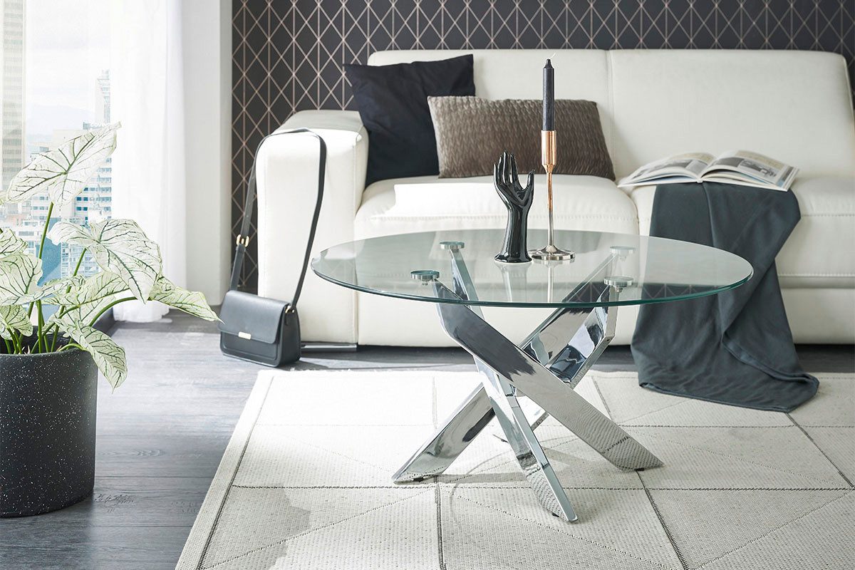 MCA furniture Salontafel KOPENHAGEN, TOSELLER! Glas tafel, OTTO's Choice, belastbaarheid van 10kg,...