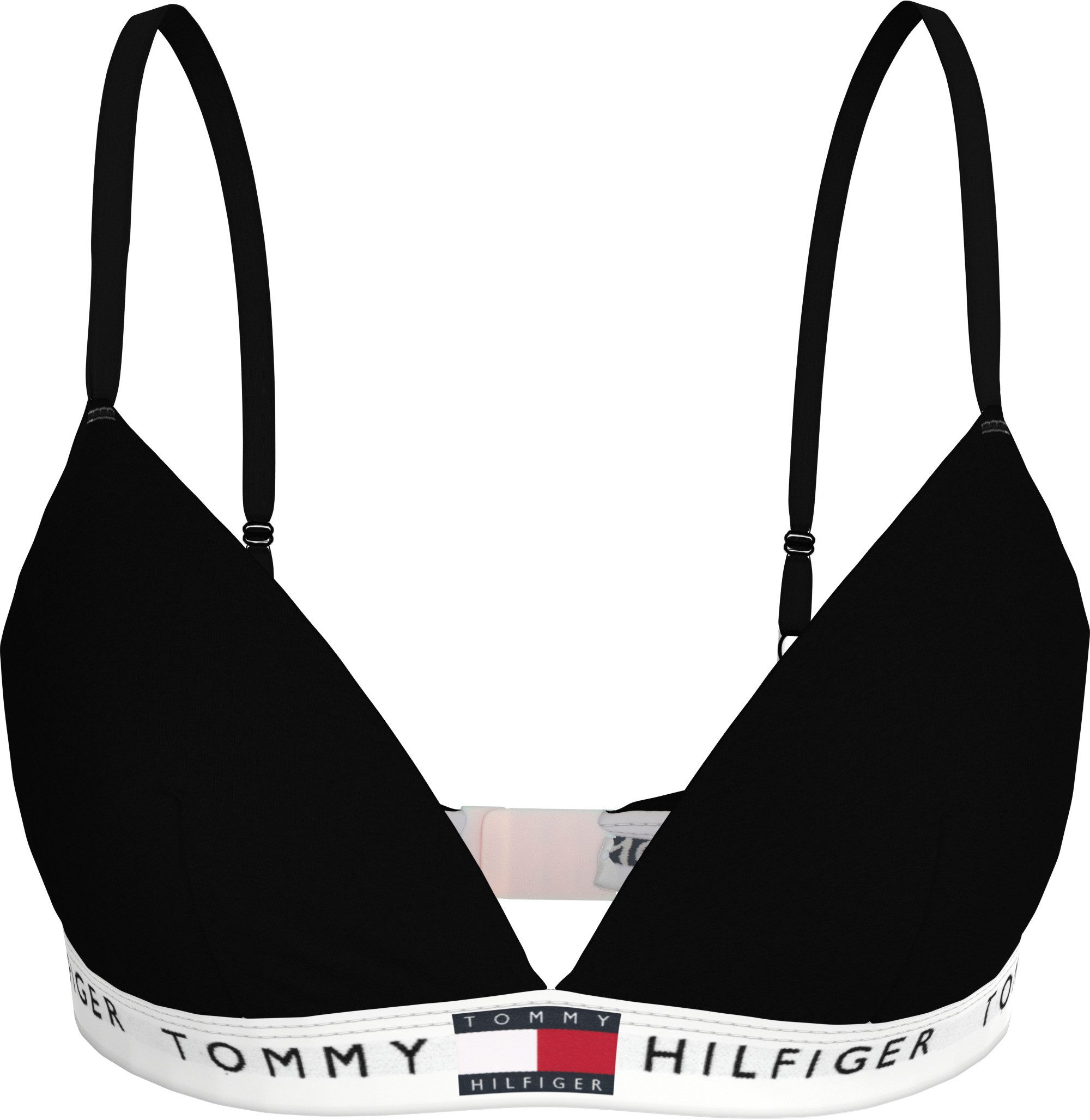 Tommy Hilfiger Underwear Triangel-bh RP TRIANGLE (EXT. SIZE) in grote maten, met logo