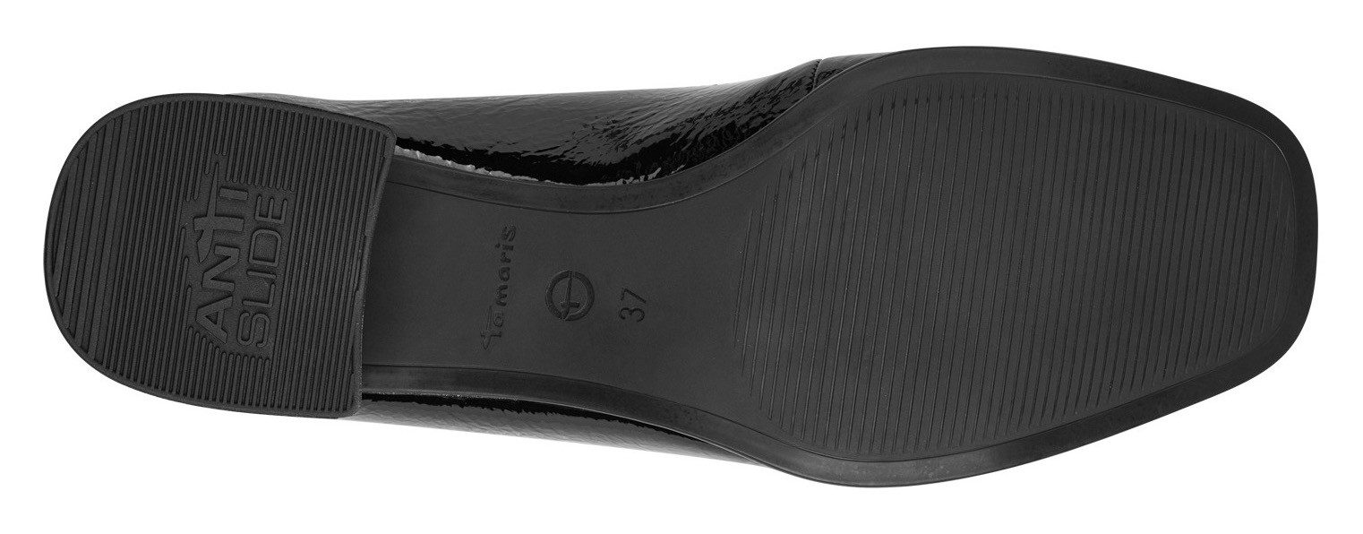 Tamaris Instappers hakken, pumps, lage schoen, instapschoen met modieuze decoratieve gesp