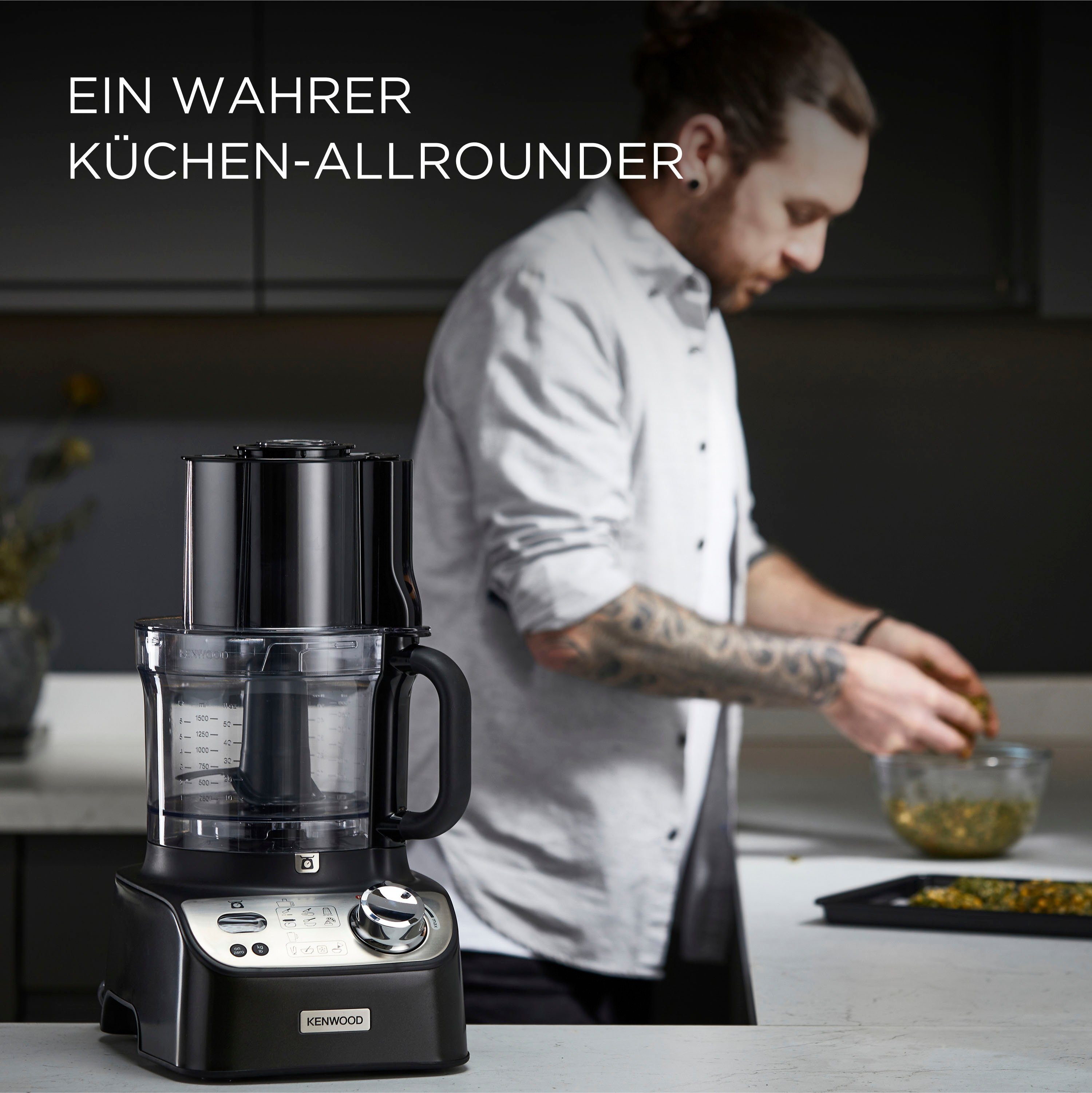 KENWOOD Keukenmachine FDM72.990BK MultiPro XL Weigh+