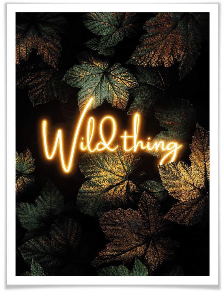 wall-art poster wild thing poster zonder lijst (1 stuk) multicolor