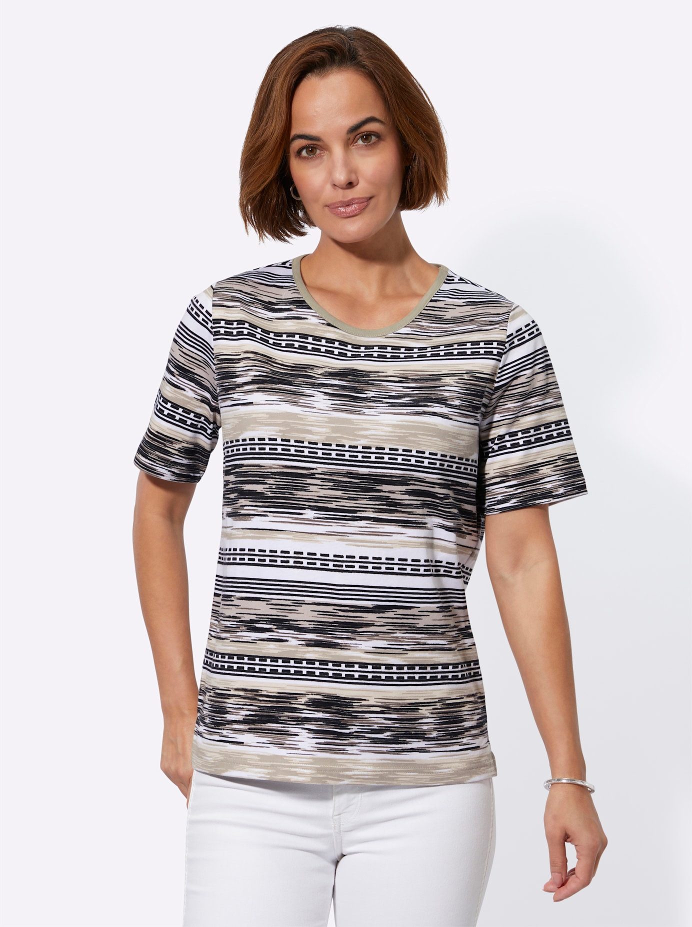 Classic Basics Shirt met ronde hals Shirt (1-delig)