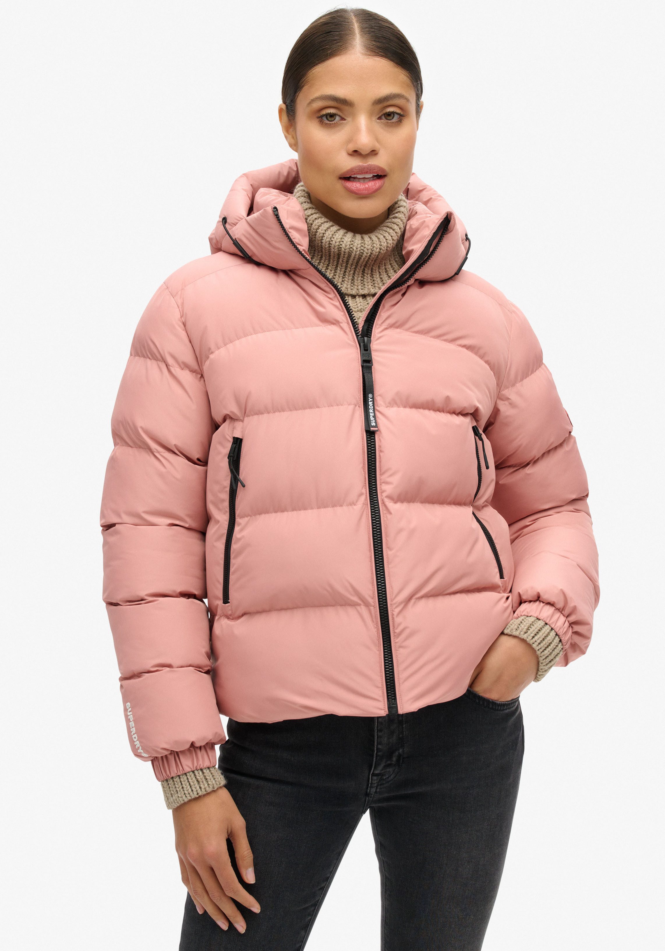 Superdry Gewatteerde jas HOODED SPORTS PUFFER JACKET