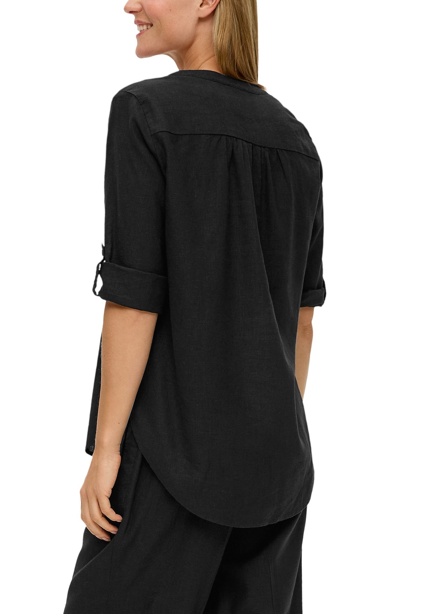 s.Oliver Klassieke blouse met 3 4-mouwen