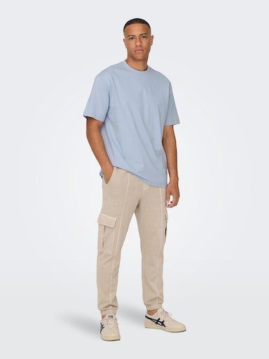 ONLY & SONS Shirt met ronde hals ONSFRED RLX SS TEE