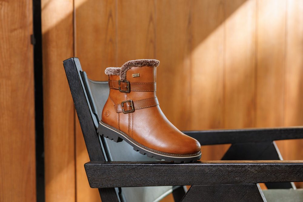 Remonte Winterlaarzen hakken, winter-enkellaars, outdoor schoen met tex-membraan