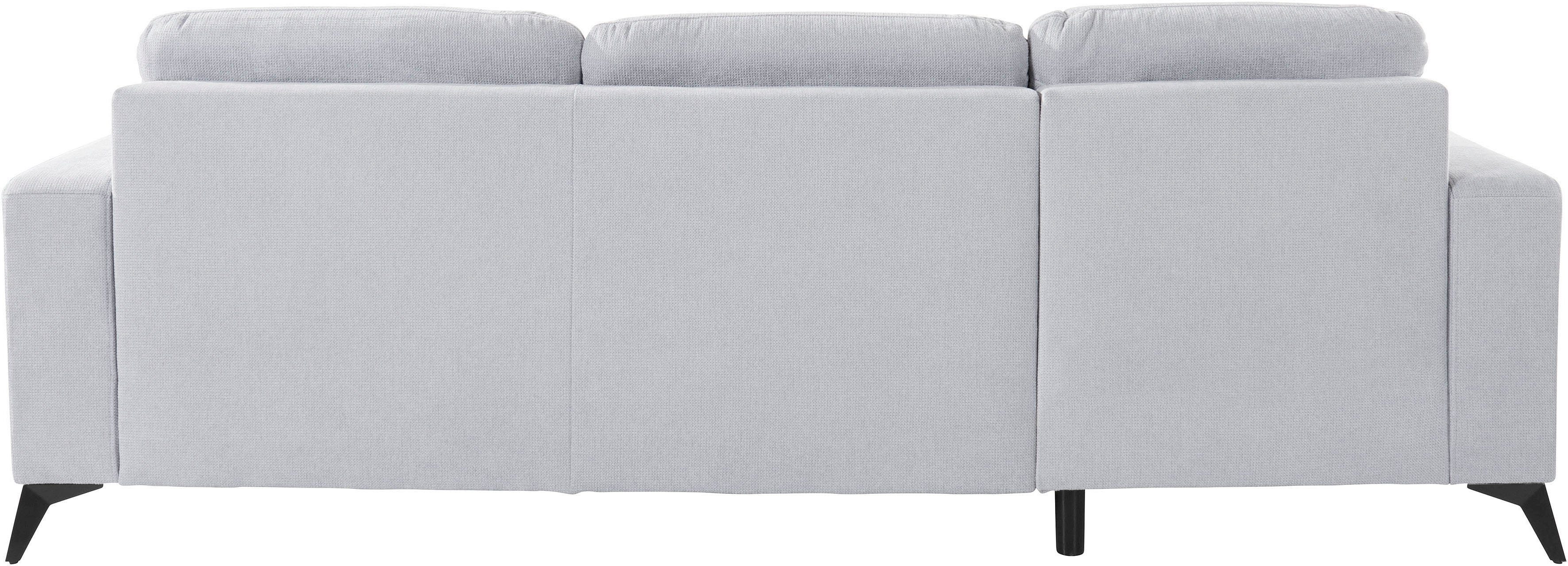 Places of Style Hoekbank Lolland L-vorm Naar keuze met slaapfunctie en bedkist, binnenvering