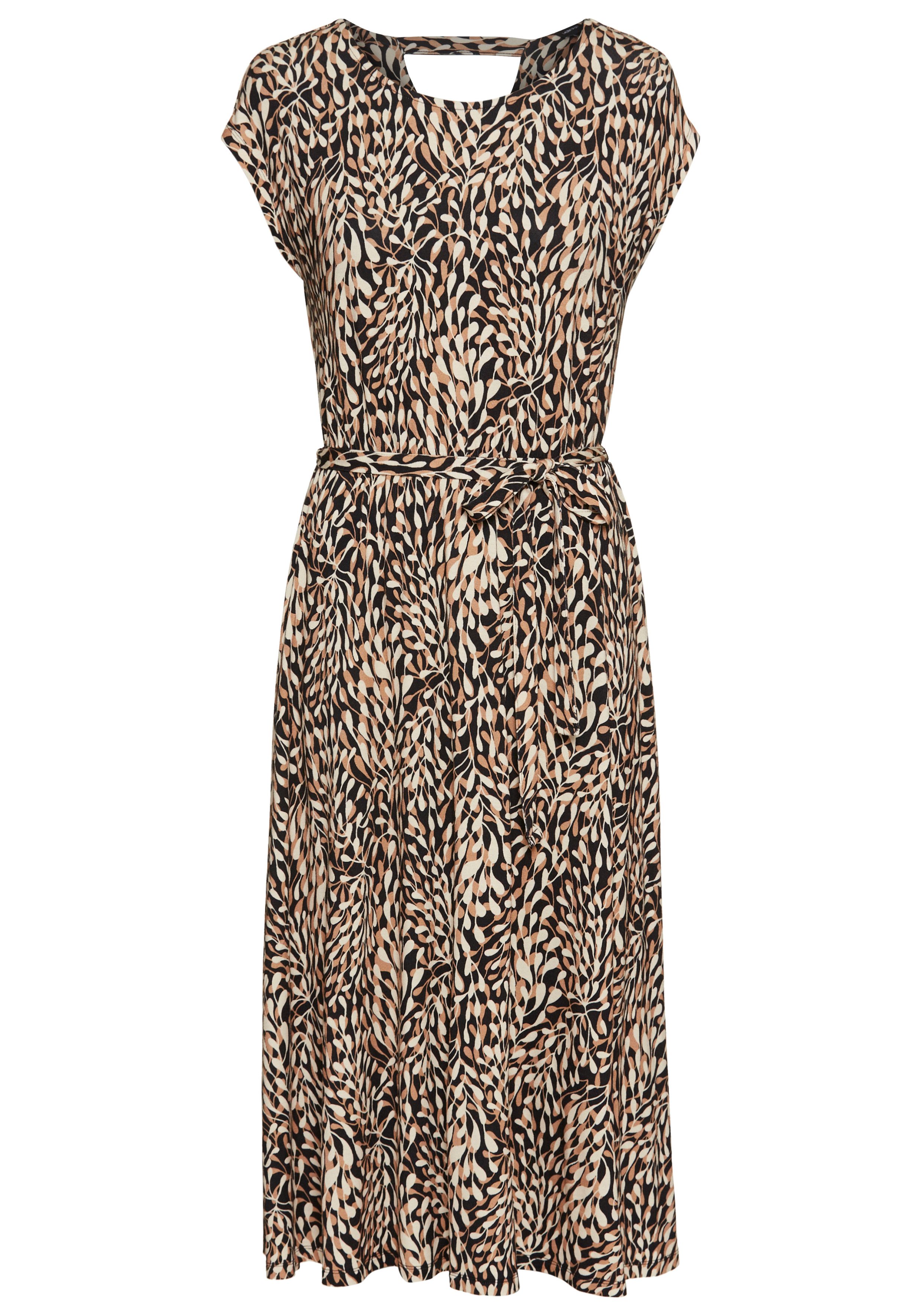 Laura Scott Zomerjurk met vrouwelijke all-over print, inclusief bindriem - nieuwe collectie
