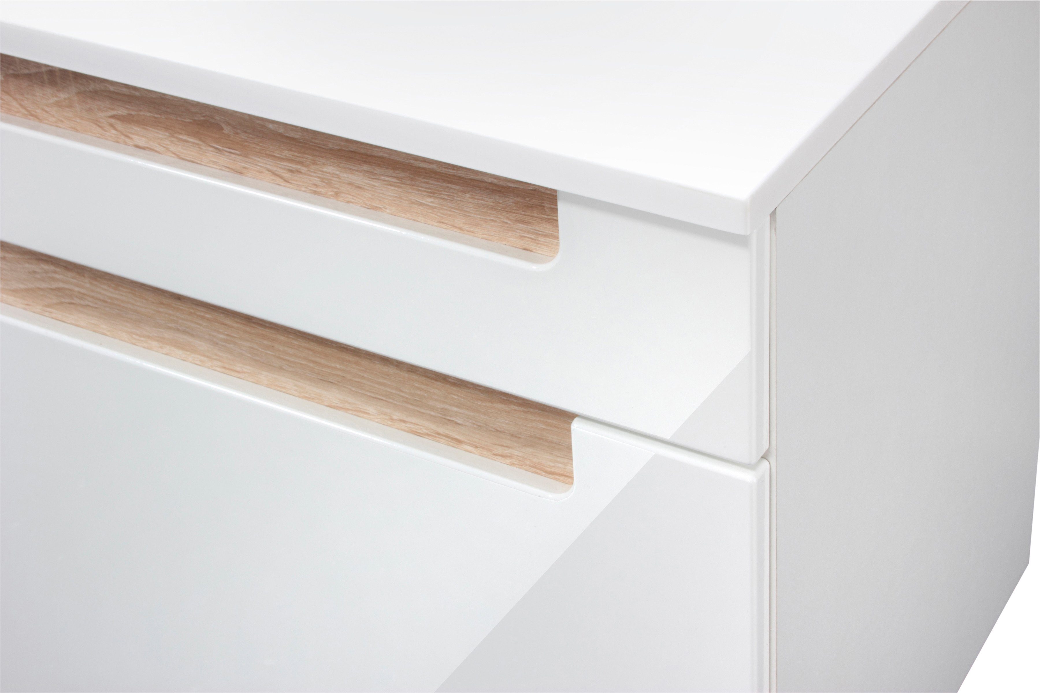 welltime Badkamerserie Siena Breedte 80 cm, wastafelonderkast met mineraalmarmeren wasbak (2-delig)
