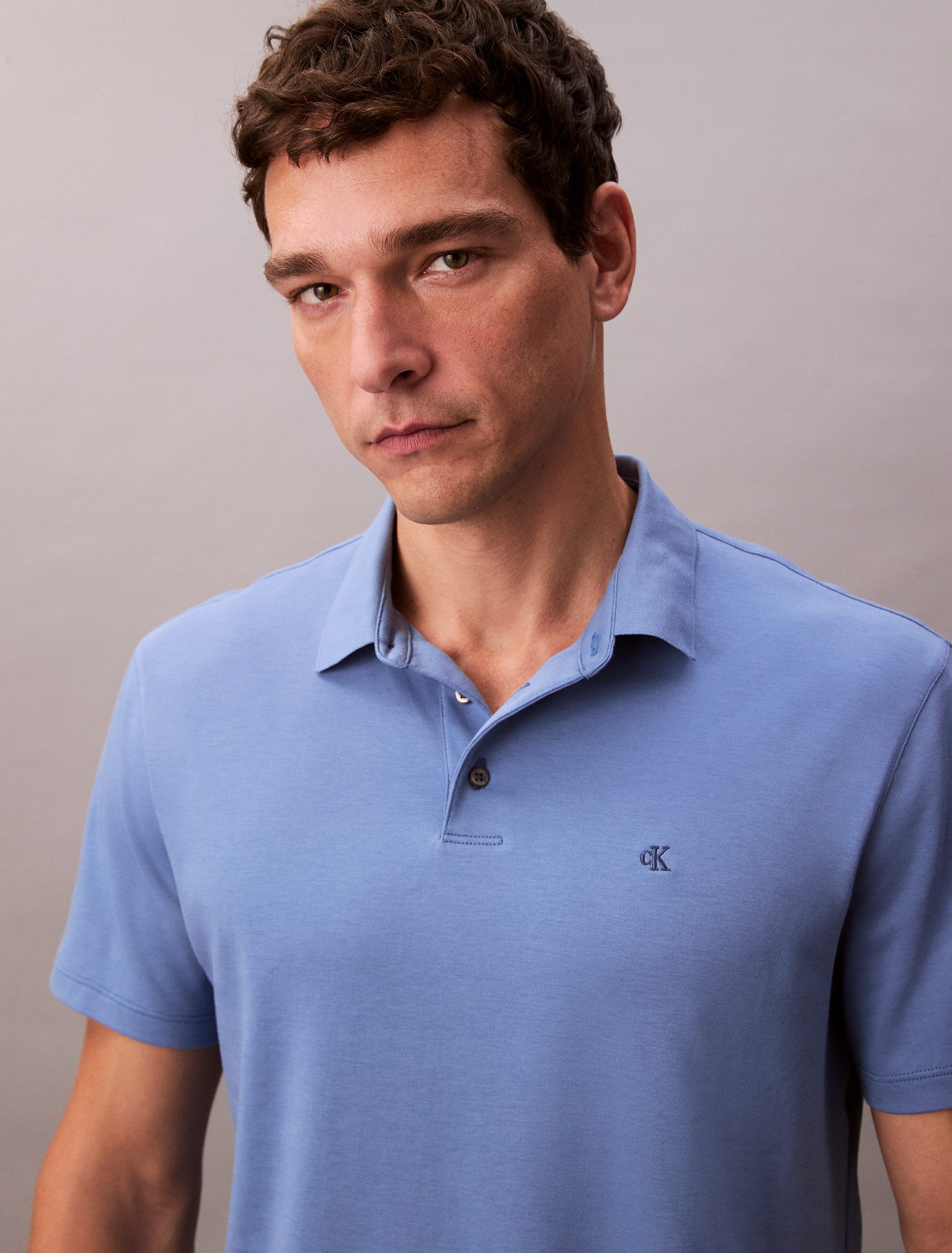 Calvin Klein Poloshirt SS SUPIMA CHEST EMB POLO