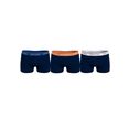 tommy hilfiger underwear boxershort met contrastkleurige onderbroekband (3 stuks) blauw