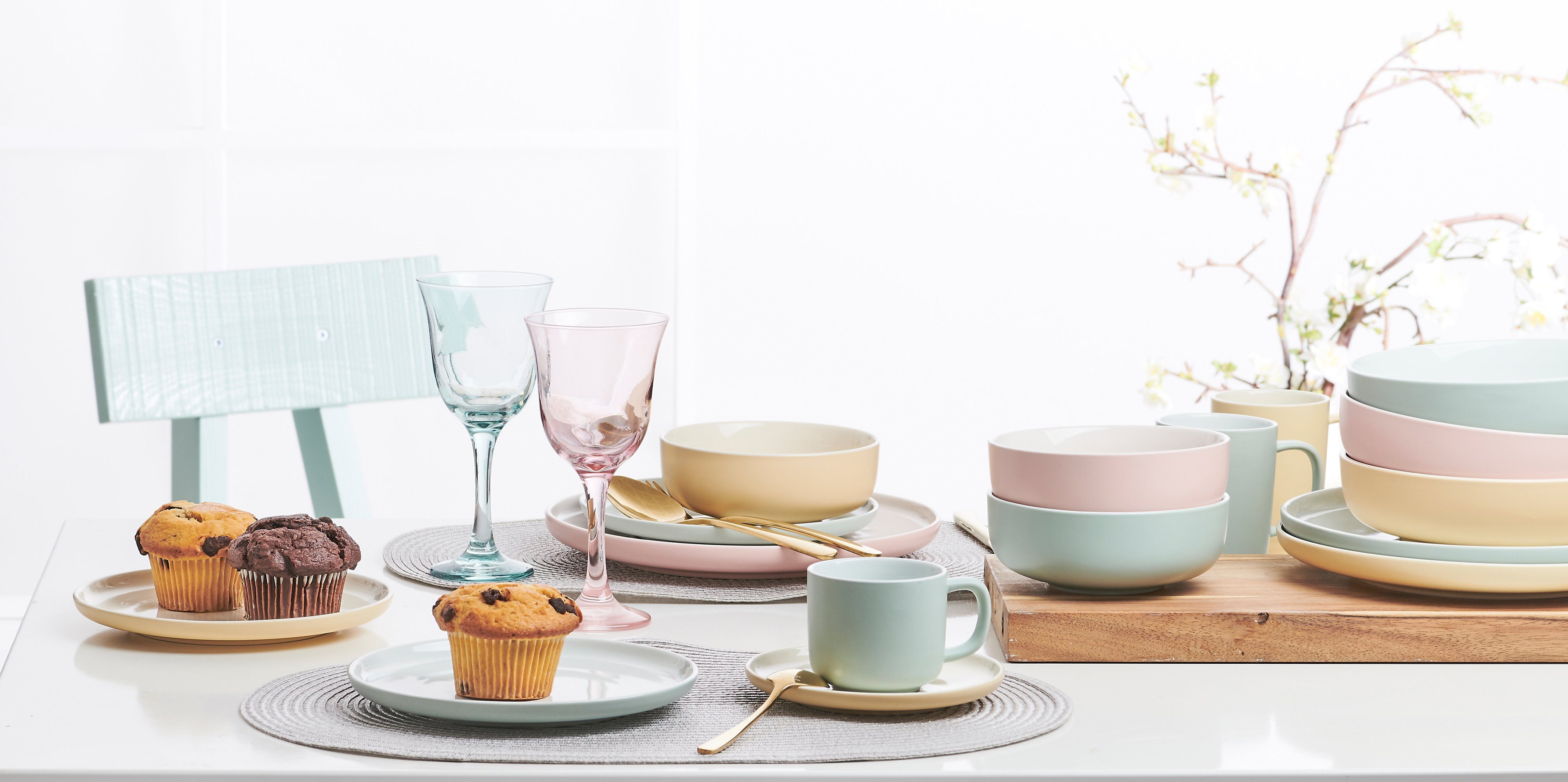 Ritzenhoff & Breker Eetservies Bordenset, Serviesset Jasper Scandinavische stijl, 8 delen, voor 4 personen (set, 8-delig)