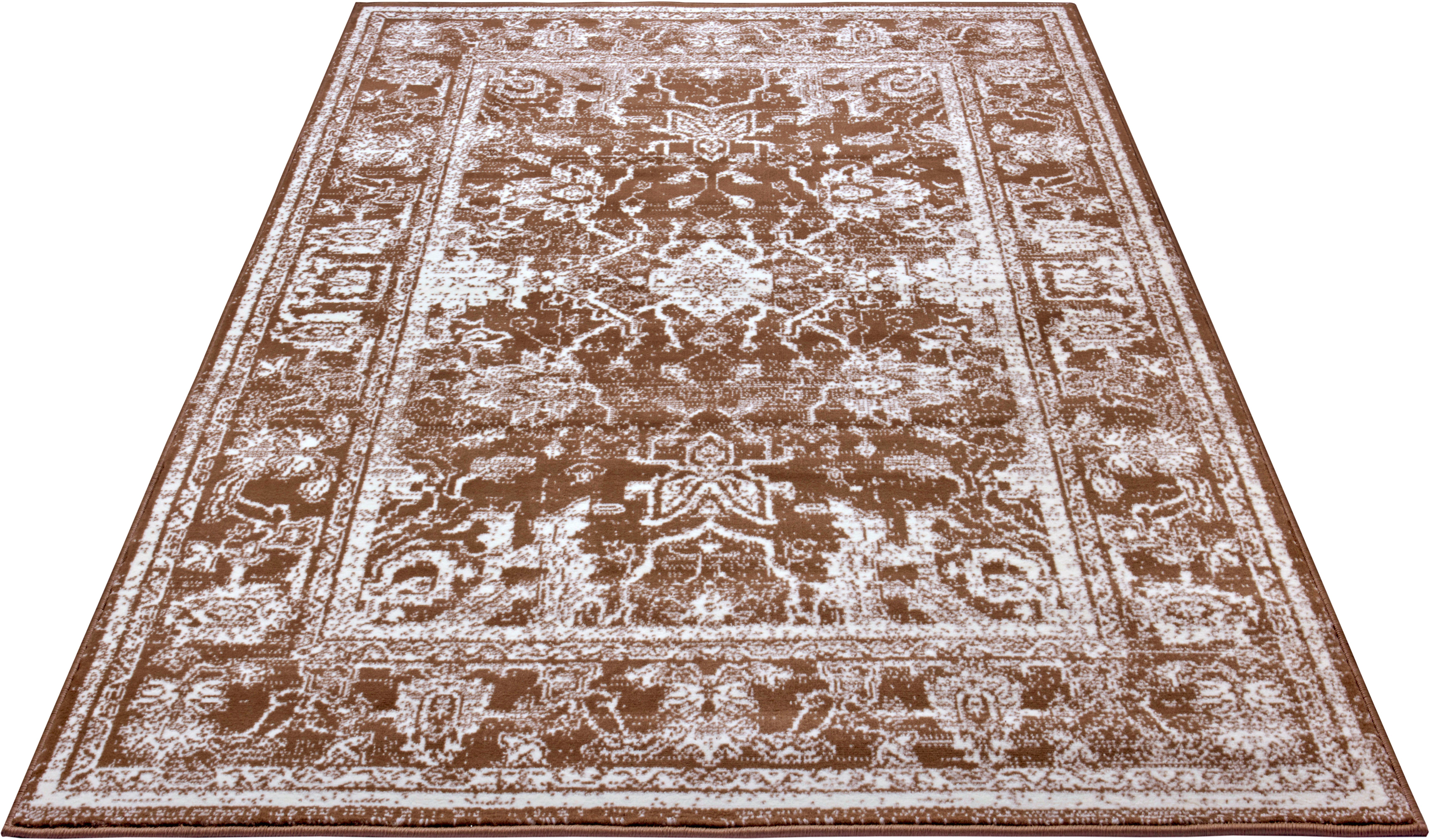 Design vintage tapijt Glorious - taupe/crème 200x290 cm