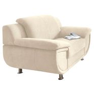 trendmanufaktur fauteuil met extra brede armleuningen, vrij plaatsbaar beige