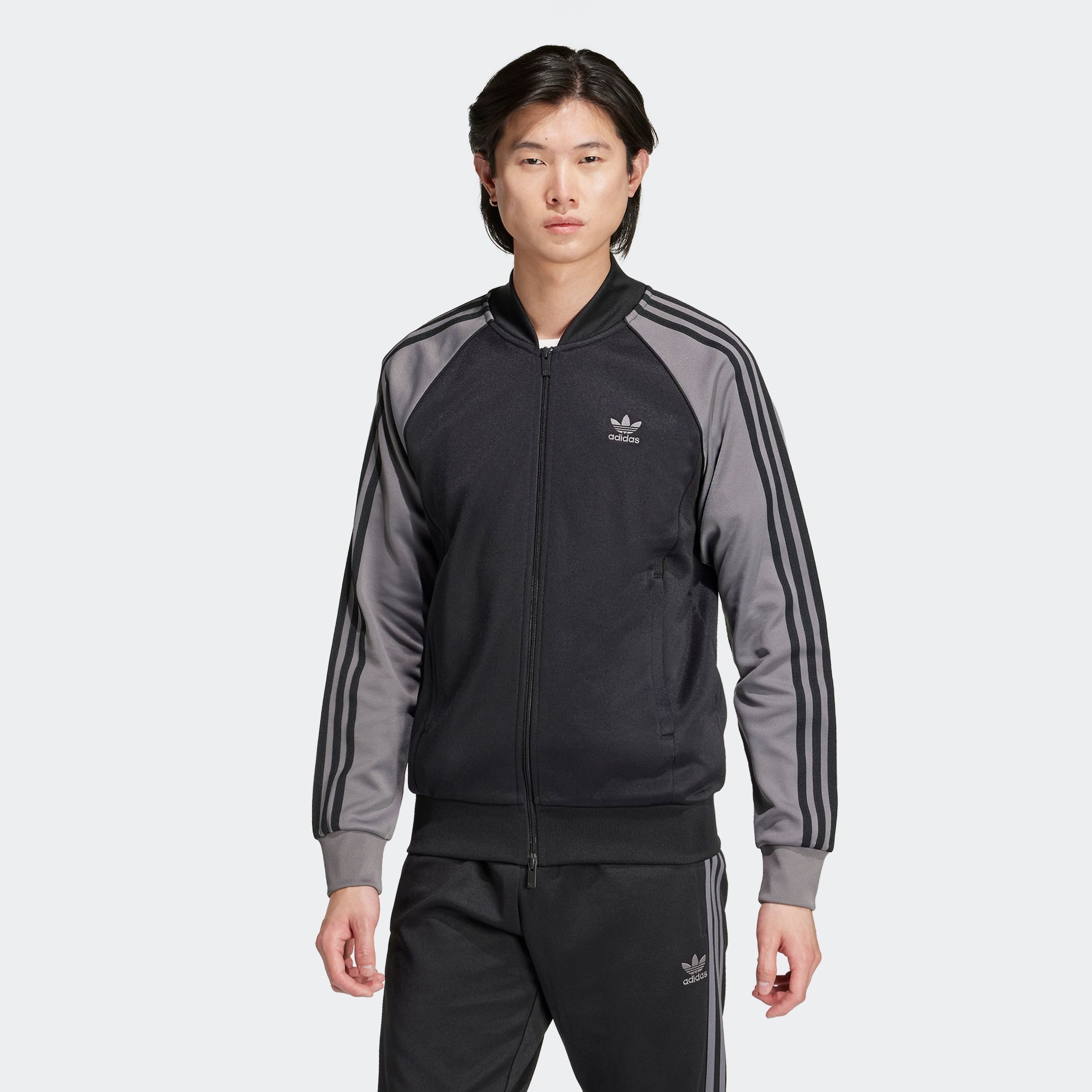 adidas Originals Trainingsjack SST TT Superstar, retro look, sportjacke, tracktop heren trainingsjacks maat XXXL zwart