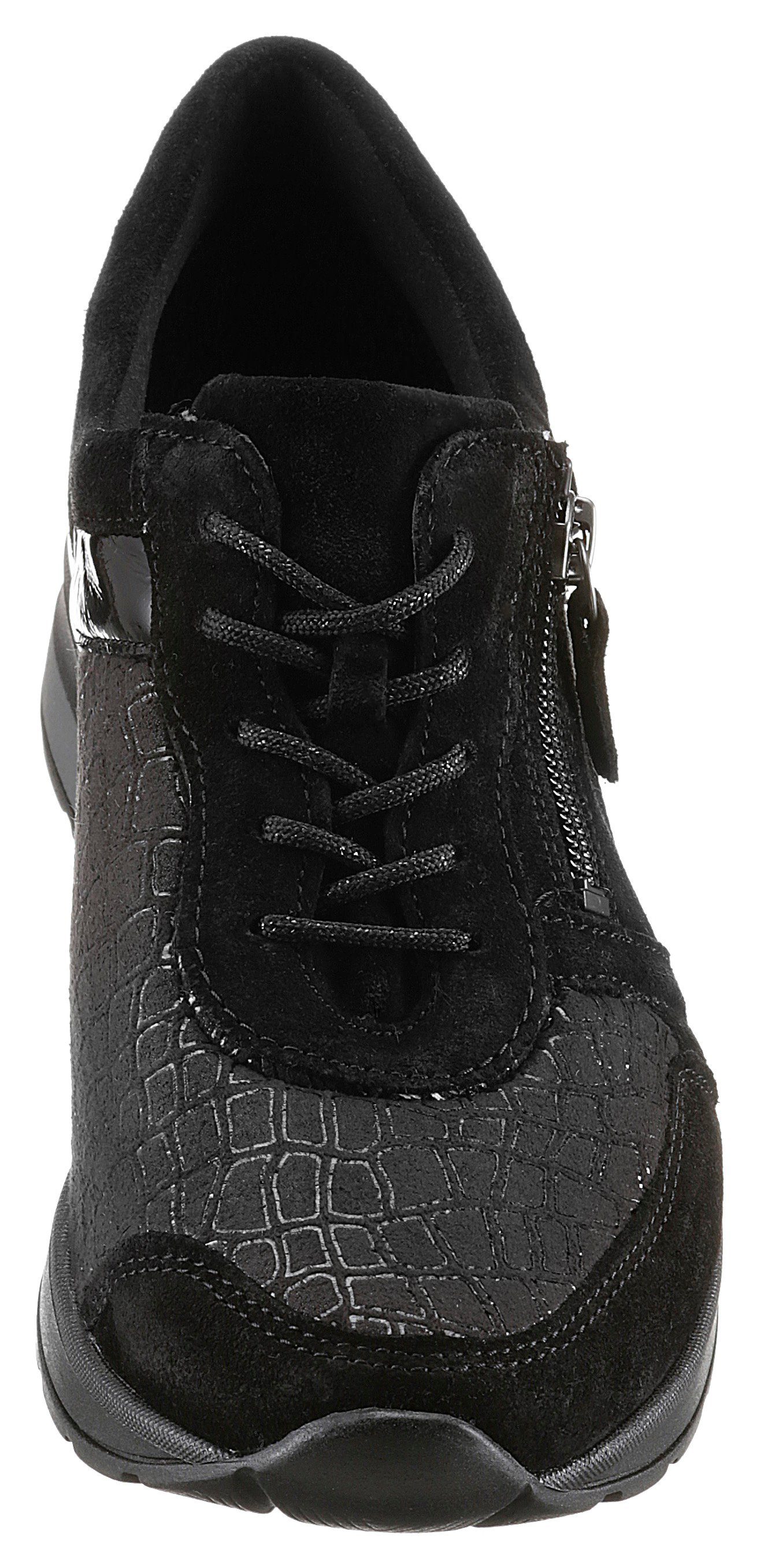 Waldläufer Sneakers met sleehak H-Clara-soft met comfortabele orthotritt-uitrusting, breedte h