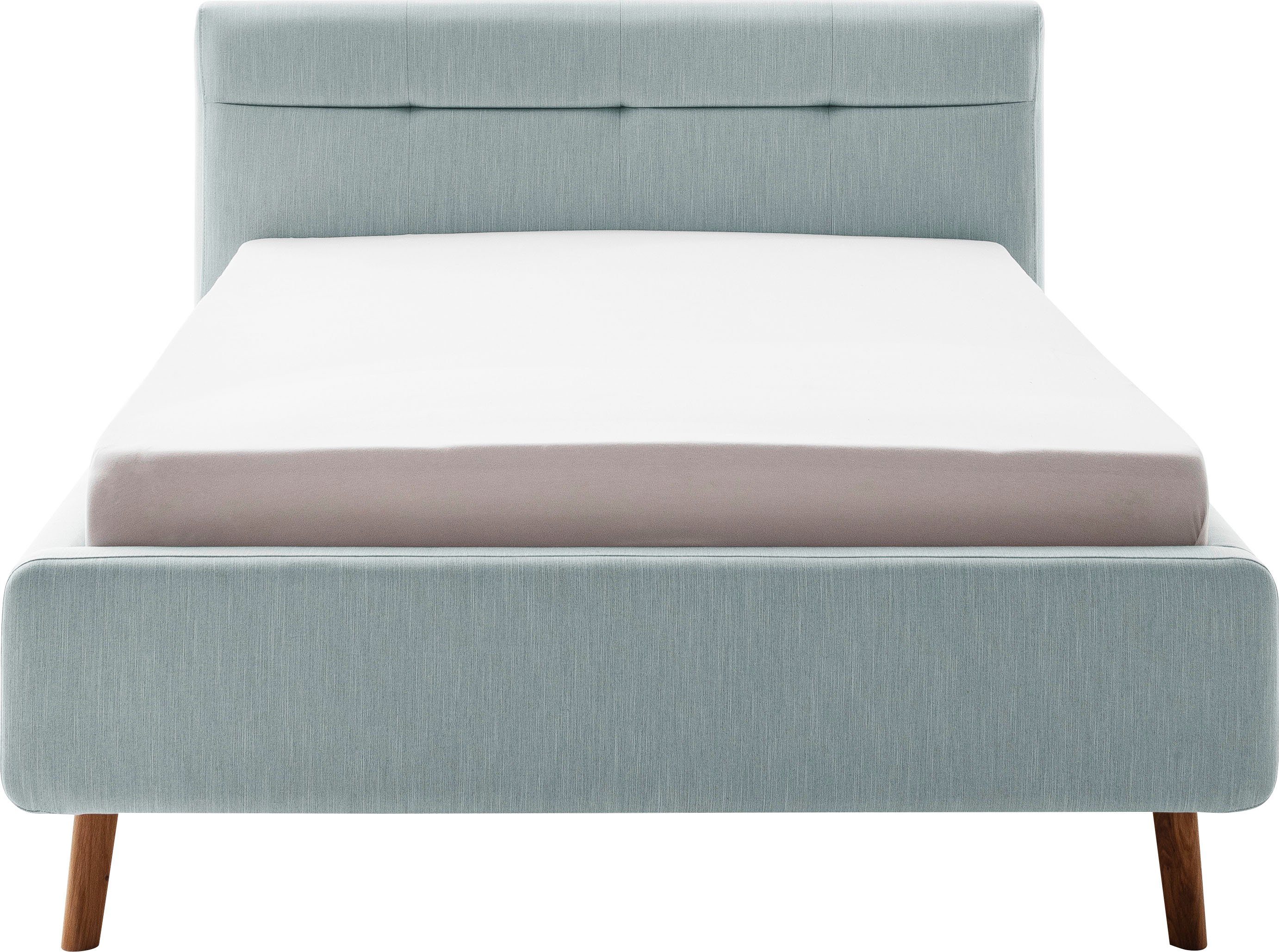 meise.möbel Gestoffeerd bed Lotte met lattenbodem en bedkist