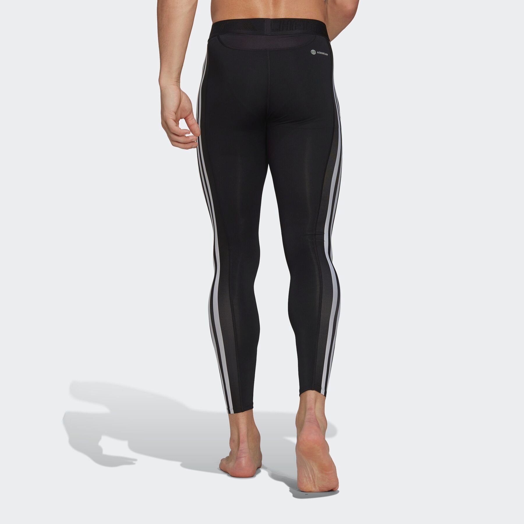 adidas Performance Trainingstights TECHFIT 3STREPEN TRAINING LANGE TIGHT (1-delig)