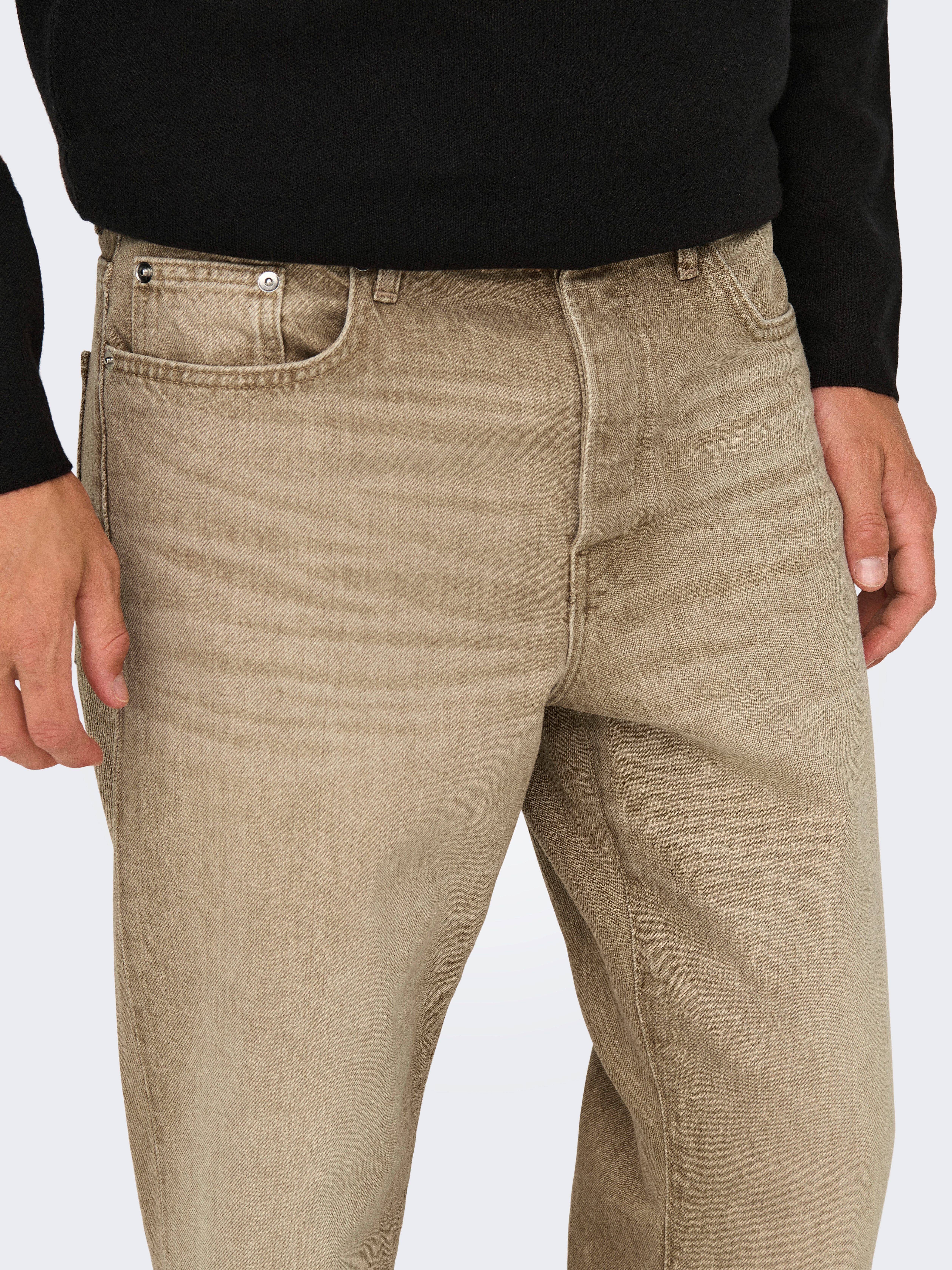 ONLY & SONS Regular fit jeans ONSEDGE STRAIGHT BROMO 0017 DOT DNM NOOS