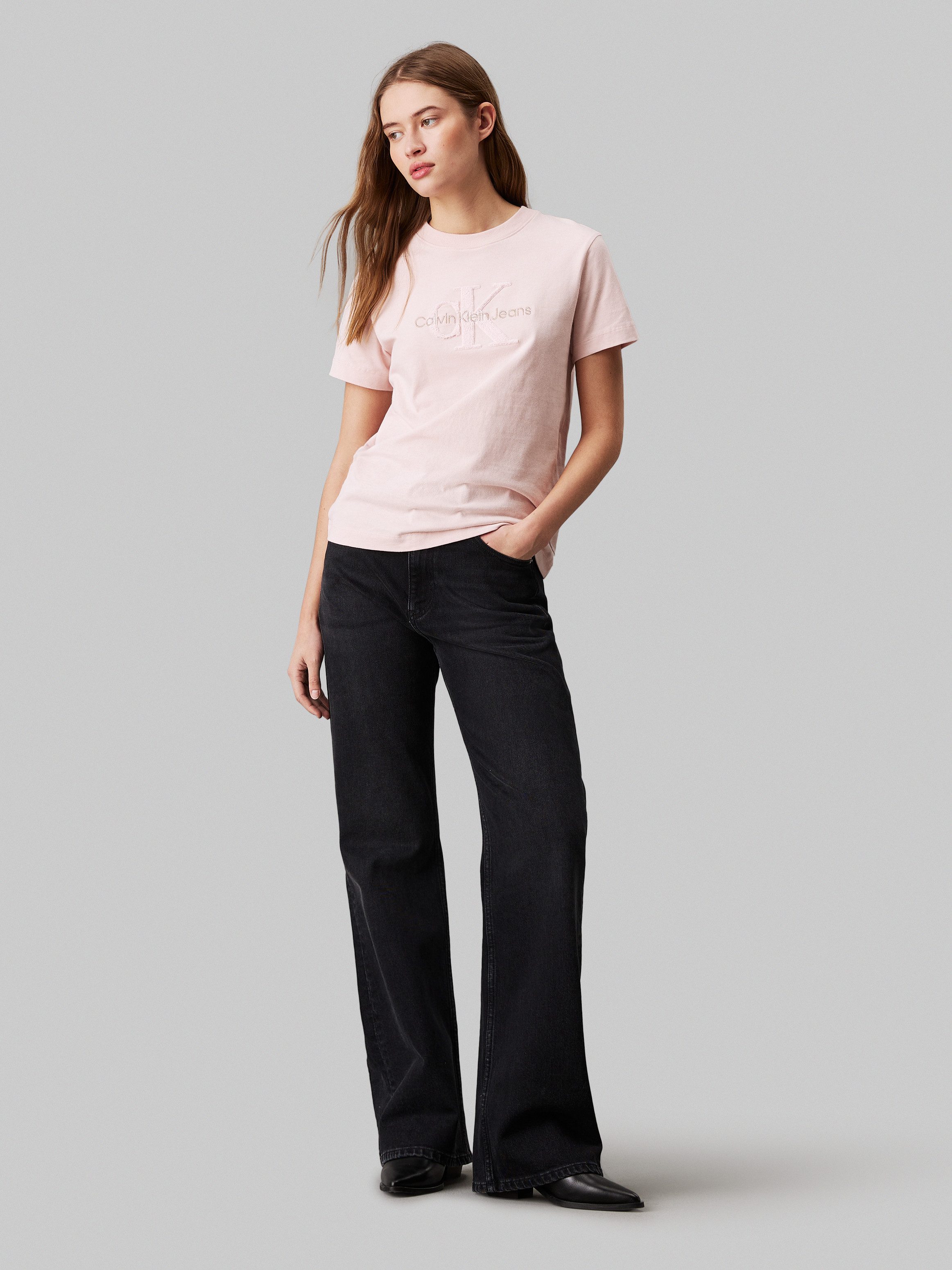 Calvin Klein T-shirt CHENILLE MONOLOGO REGULAR TEE