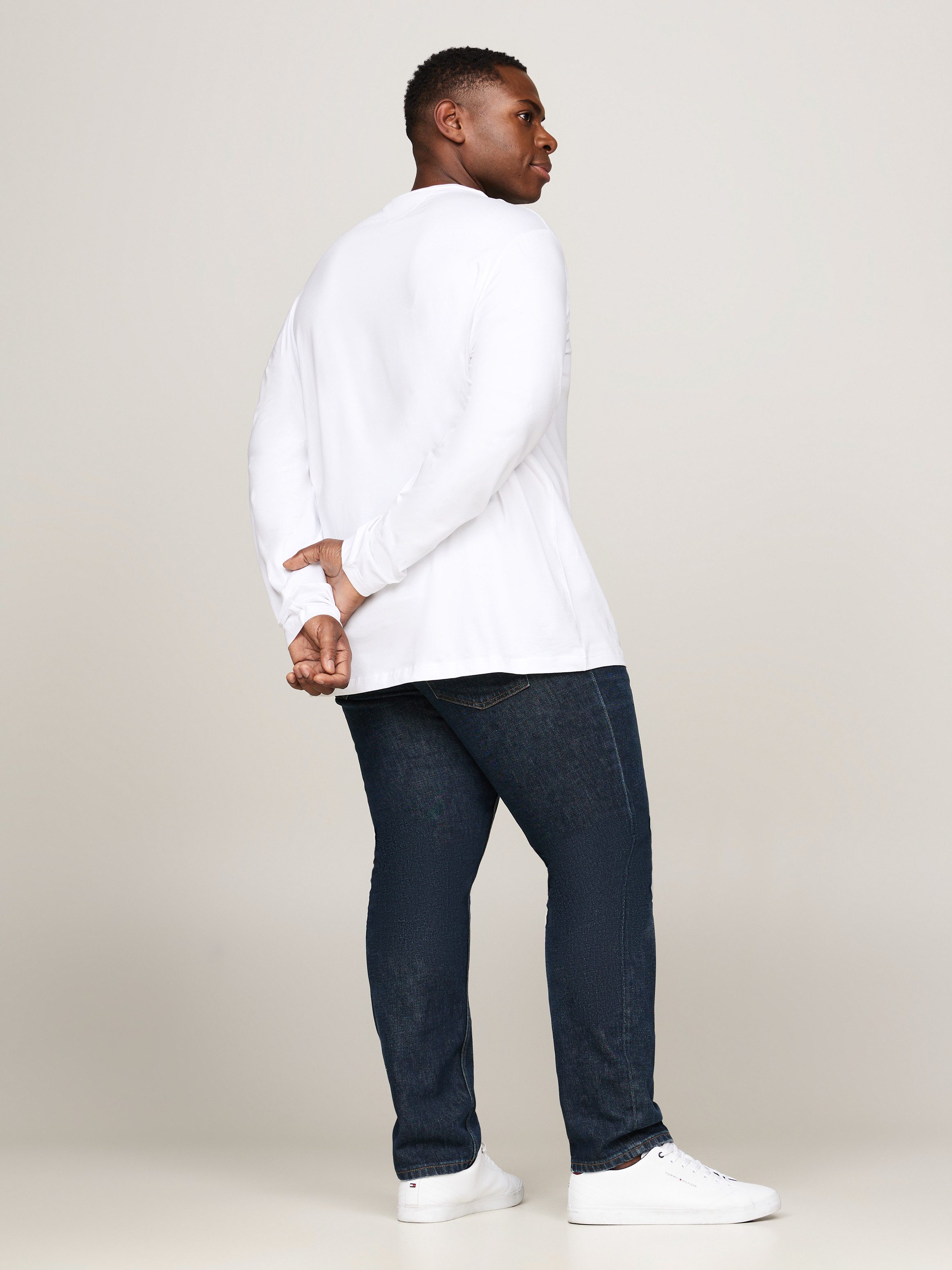 Tommy Hilfiger Shirt met lange mouwen BT-STRETCH SLIM FIT LS TEE-B