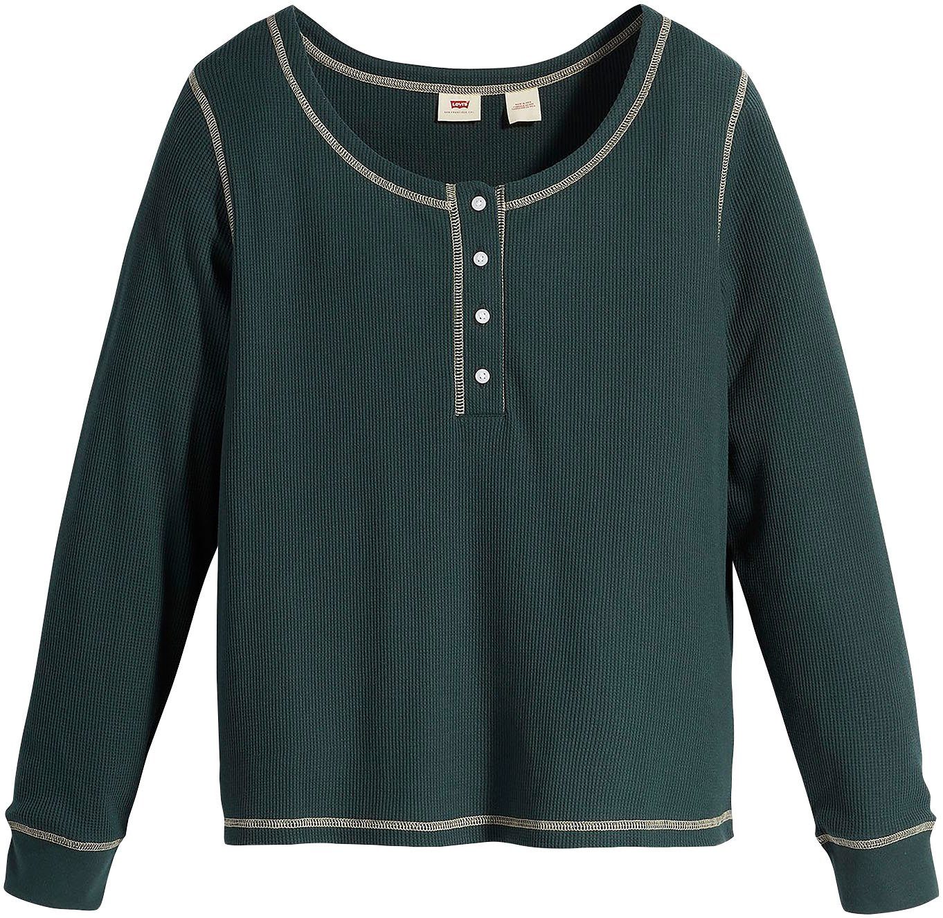 Levi's® Plus Shirt met lange mouwen SIERRA HENLEY GREENS