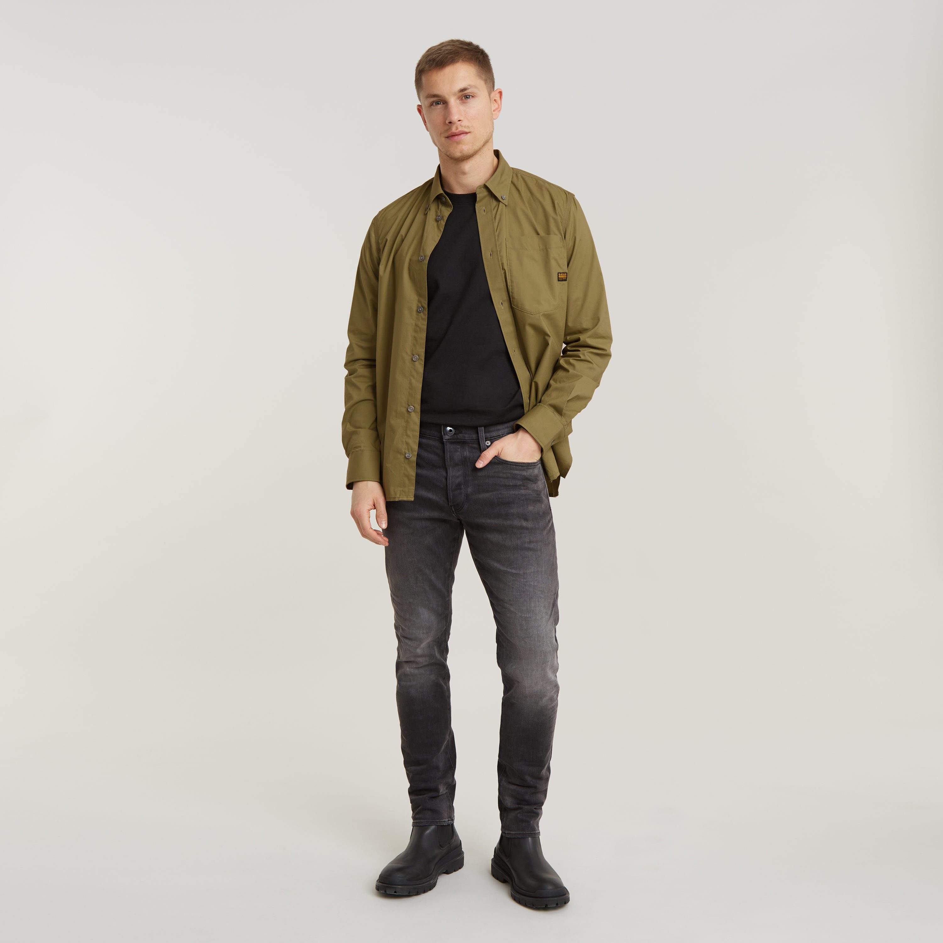 G-Star RAW Slim fit jeans 3301 Slim met mooie wassing en elastaan