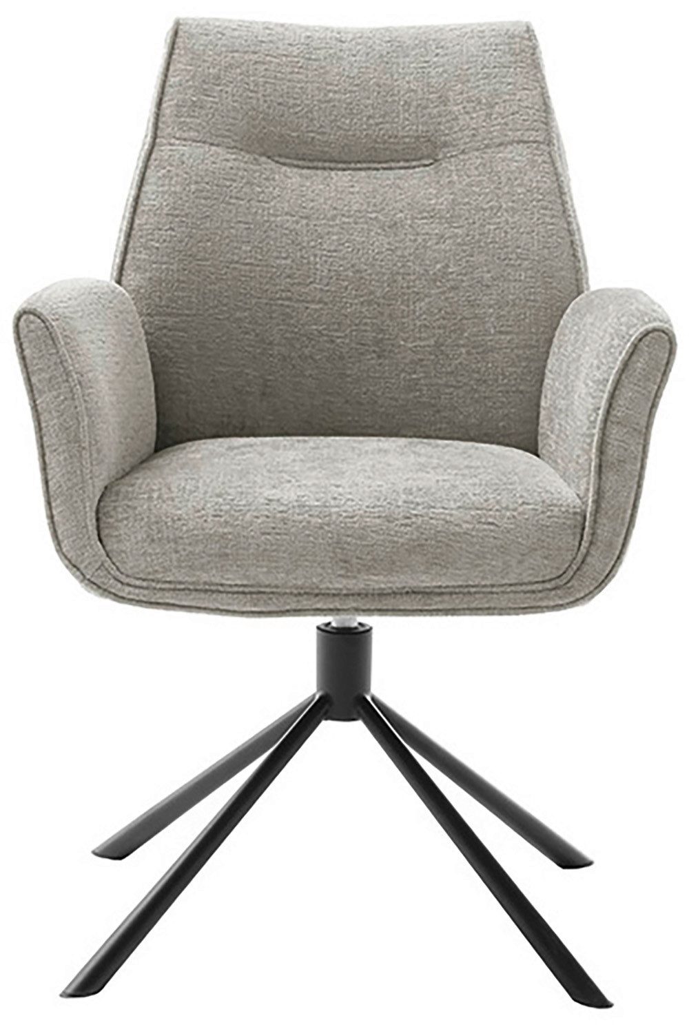 MCA furniture Eetkamerstoel (2-set), draaibaar 360°, belastbaarheid 120 kg, zithoogte ca. 50 cm