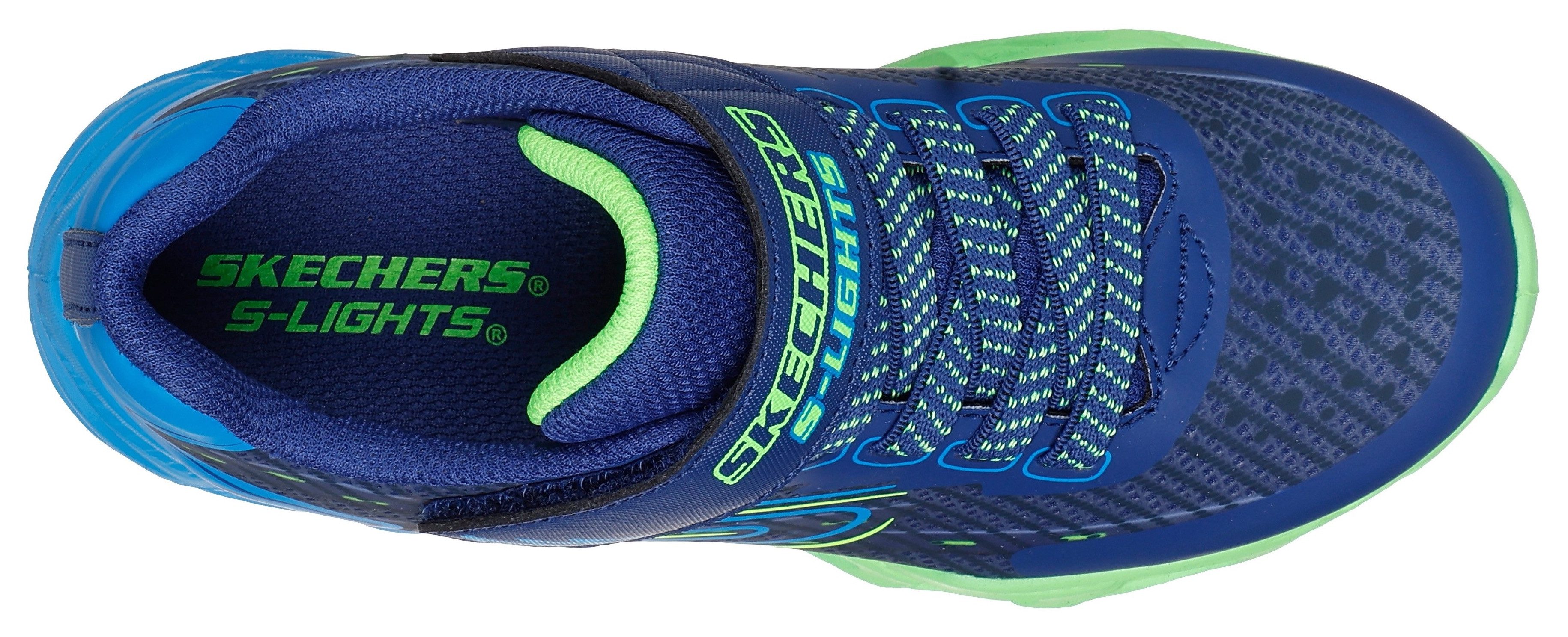 Skechers Sneakers VORTEX 2.0 , blink schoen met klittenband, maat sjabloon om te downloaden