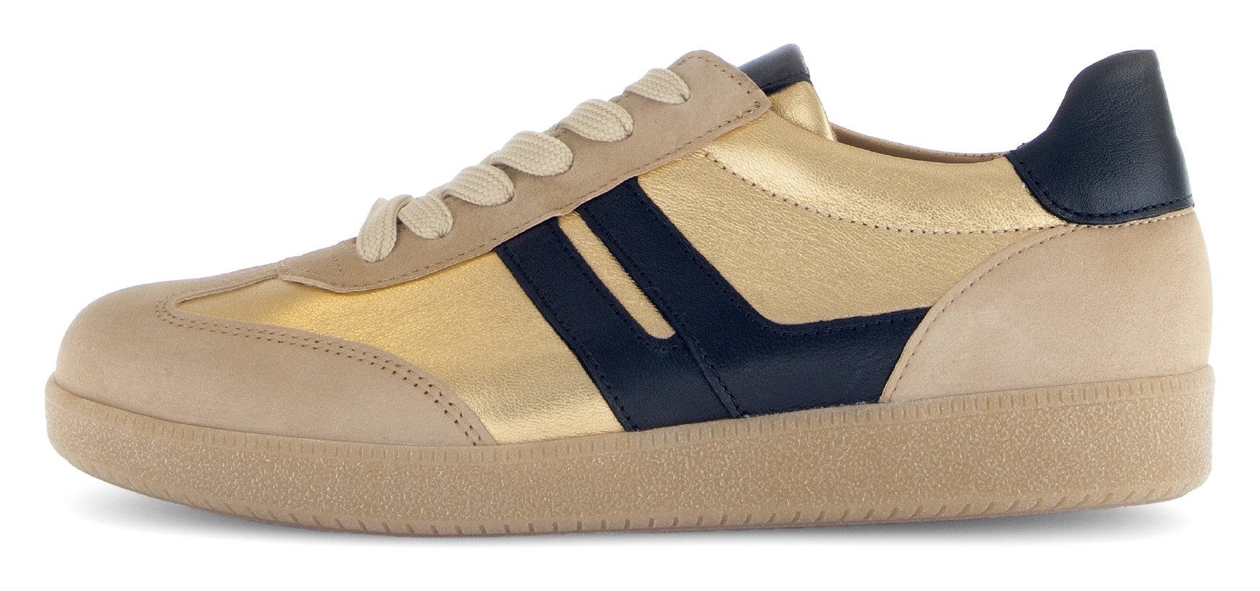 Gabor Plateausneakers , vrijetijdsschoen, halfschoen, veterschoen met gepolsterde schacht