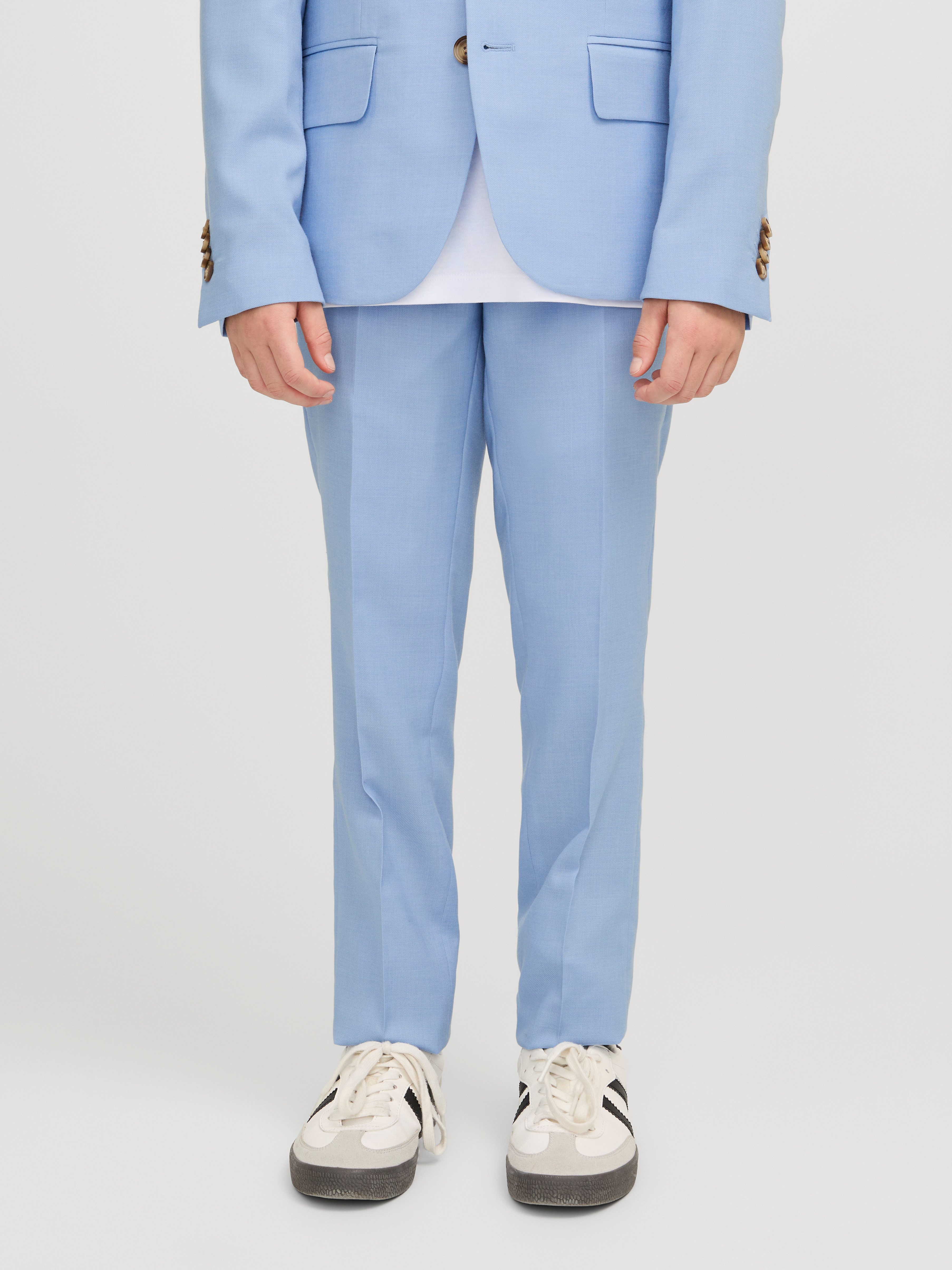 Jack & Jones Junior Pantalon JPRSOLARIS TROUSER NOOS JNR jongens kostuums maat 170 blauw