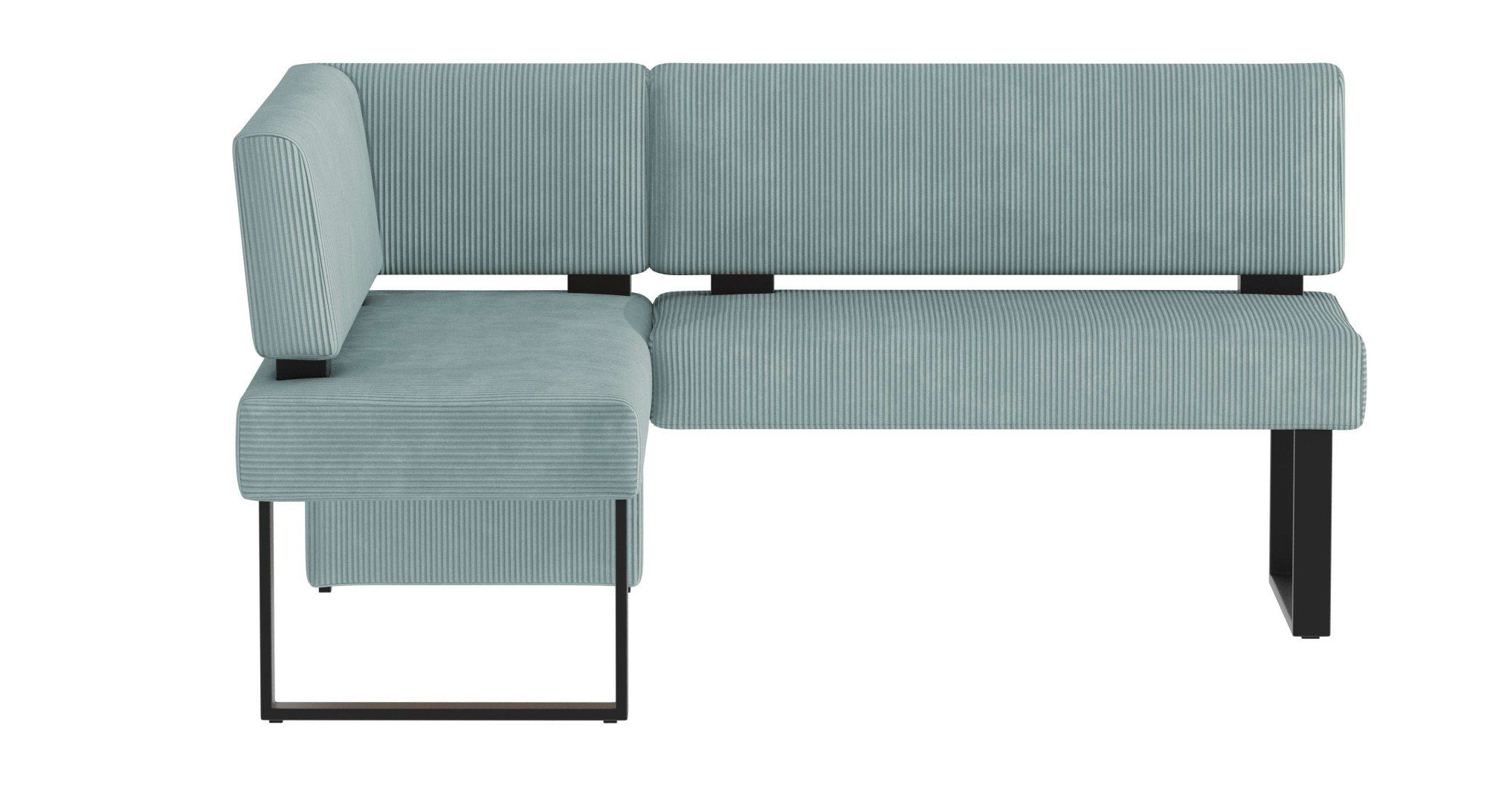 Home affaire Hoekbank Oliver met metalen frame, keukenbank verschillende hoezen cord eetkamerbank ottos choice