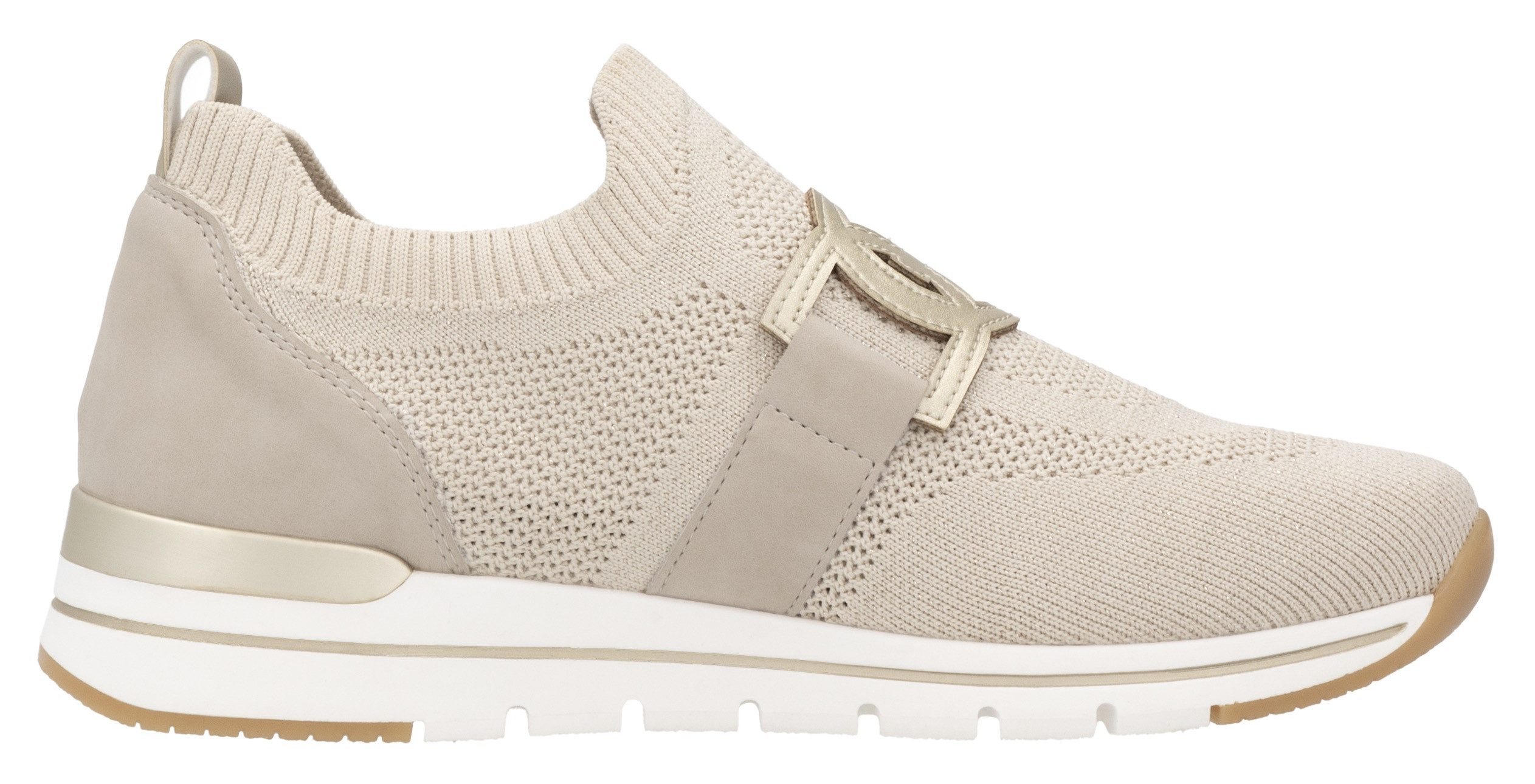 Remonte Slip-on sneakers , vrijetijdsschoen, lage schoen, slipper met elastische band aan de schacht