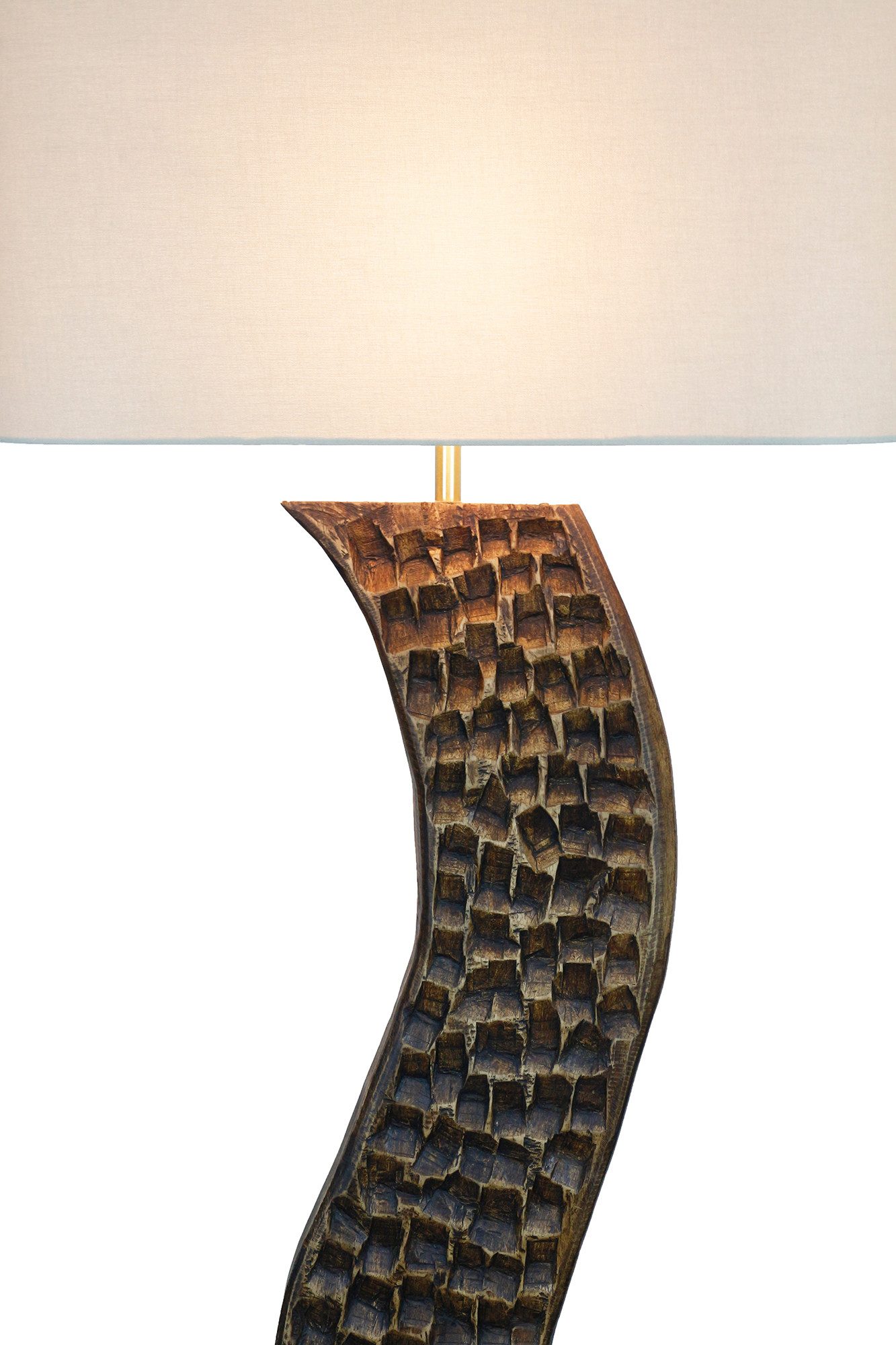 SalesFever Staande lamp Acacia met de hand gemaakt (1 stuk)