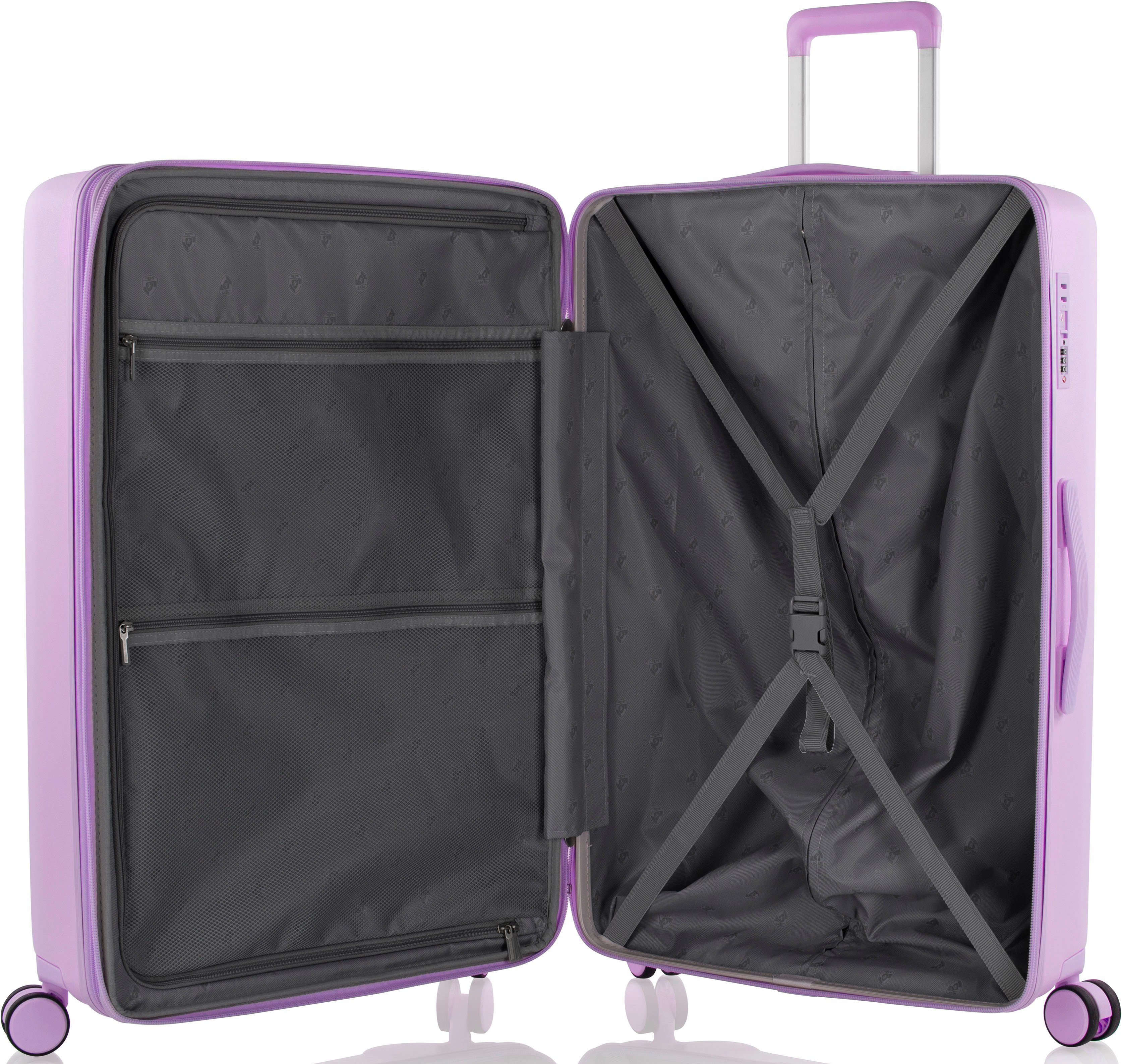 Heys Hardshell-trolley Pastel in verschillende kleuren en maten x Joachim Llambi handbagage-koffer TSA-slot volumevergroting