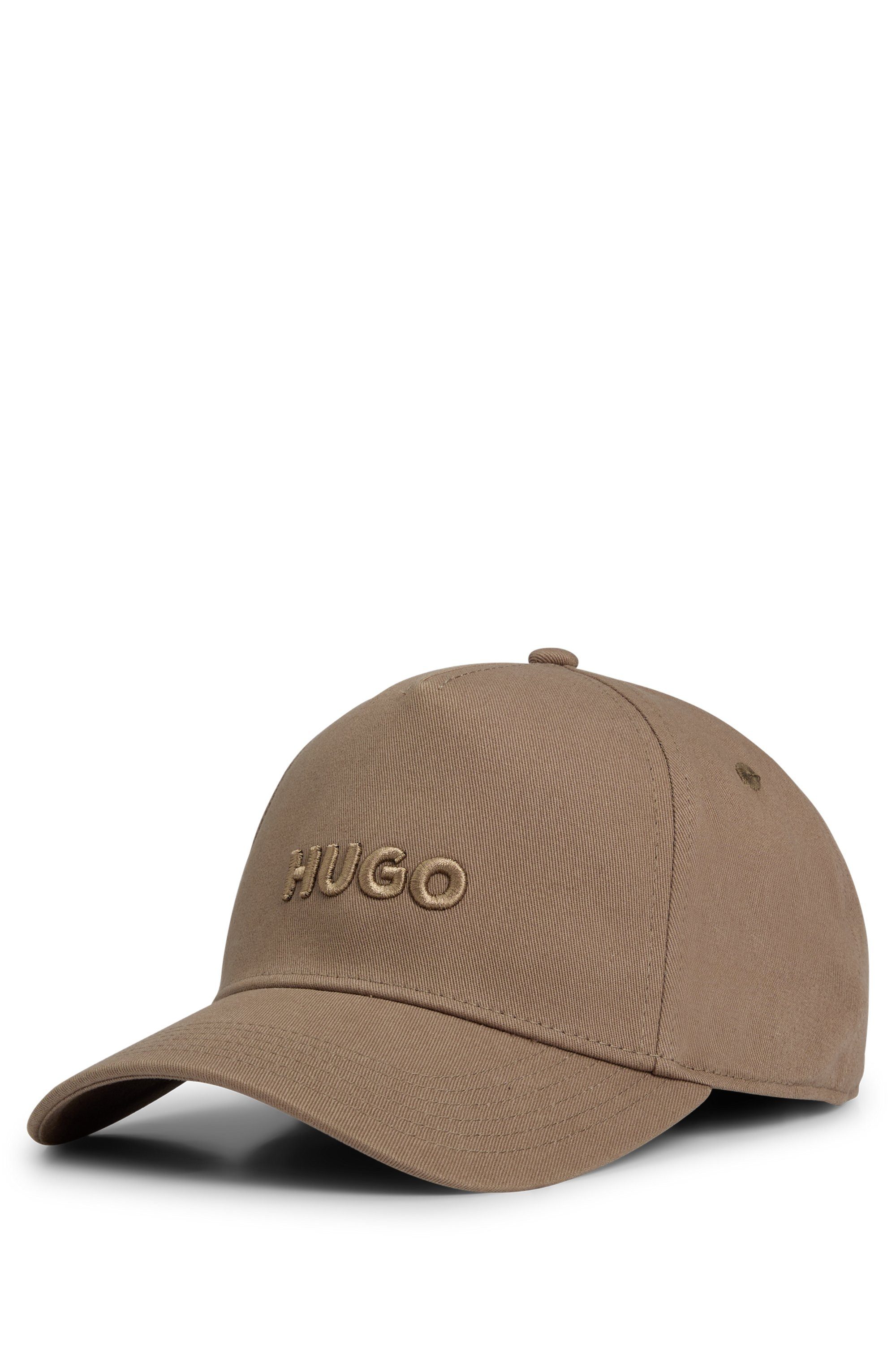 HUGO Aansluitende pet CAP met 3d logo borduursel, verstelbare sluiting, unisex