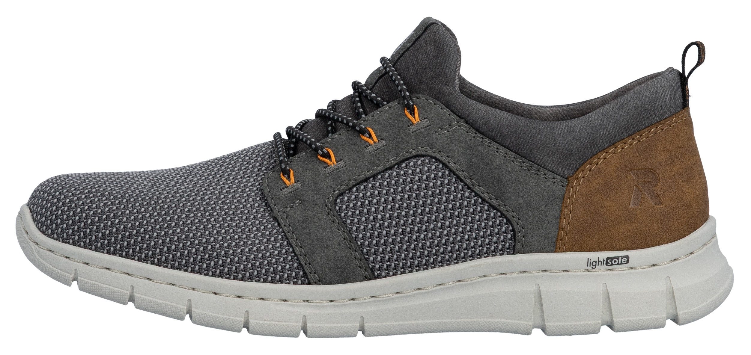 Rieker Slip-on sneakers Instapper, halfhoge schoen, vrijetijdsschoen met elastiek, om in te stappen