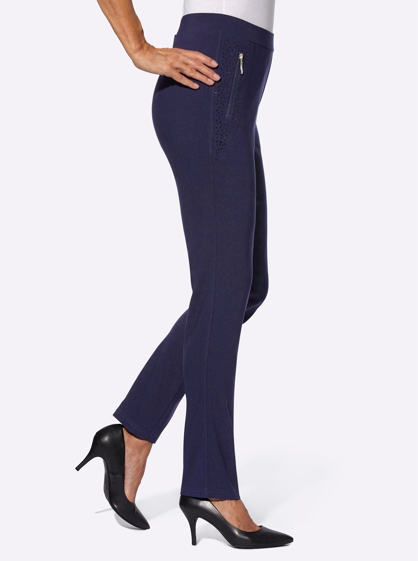 Lady Geweven broek