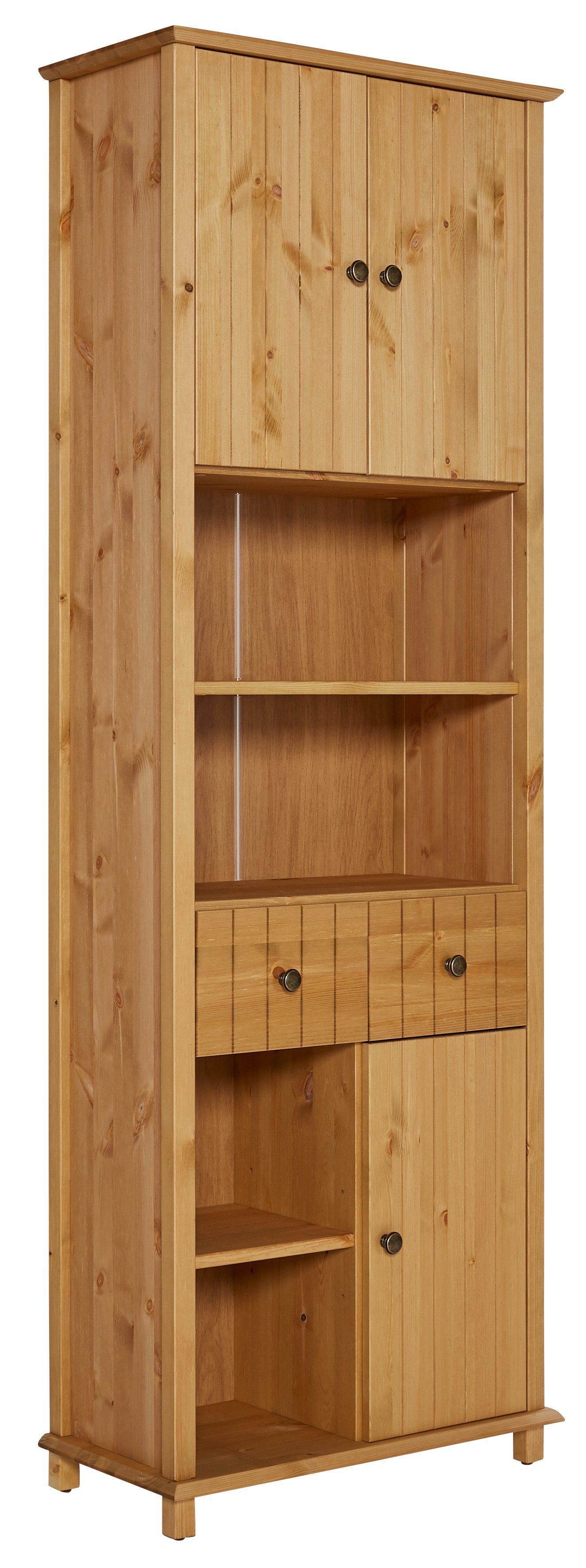 Home affaire Hoge kast Vili Breedte 60 cm, 2 laden, 3 deuren