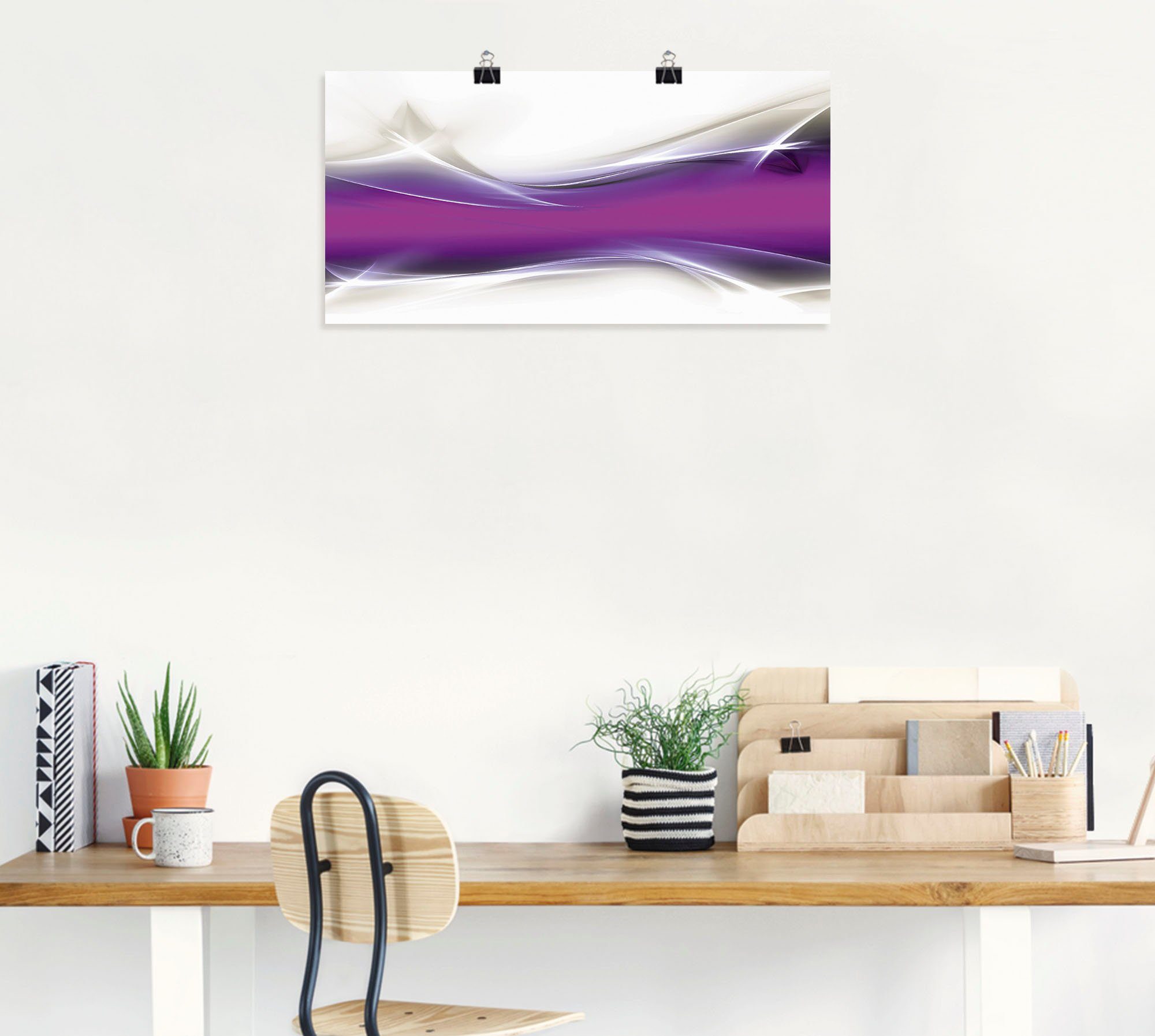 Artland Artprint Creatief element als artprint van aluminium, artprint voor buiten, artprint op linnen, poster in verschillende maten. maten