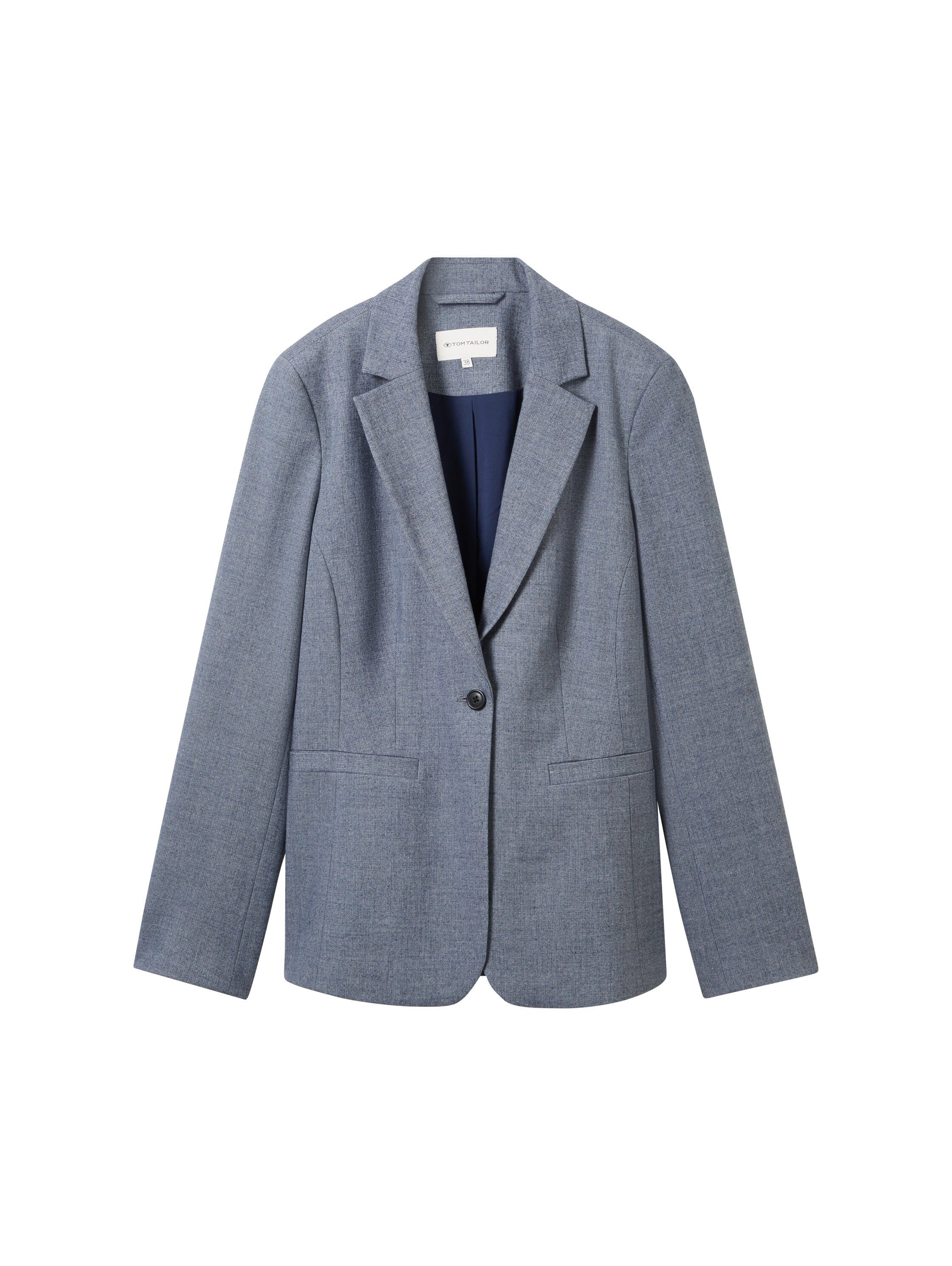 Tom Tailor Korte blazer met v-hals