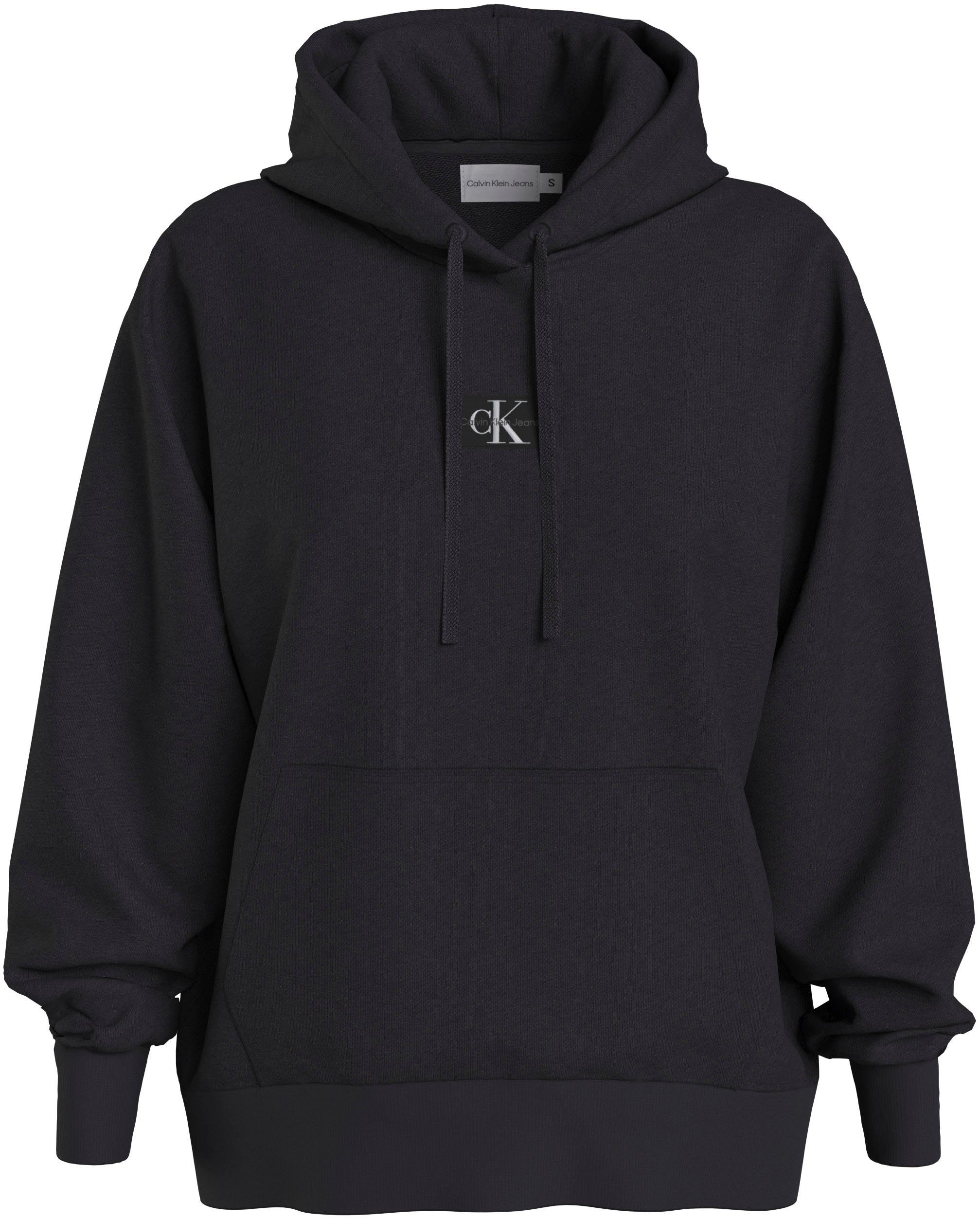 Calvin Klein Hoodie WOVEN LABEL OVERSIZED HOODIE