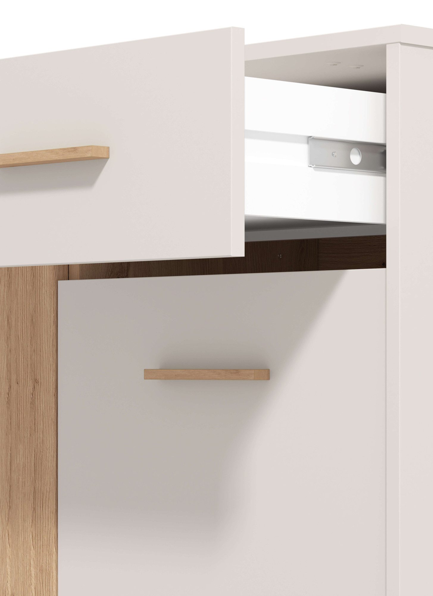 Home affaire Schoenenkast Belfort, schoenenkast, schoenenrek, hoogte 103 cm twee inlegplanken, 4 vakken, met lade, in kasjmierkleur