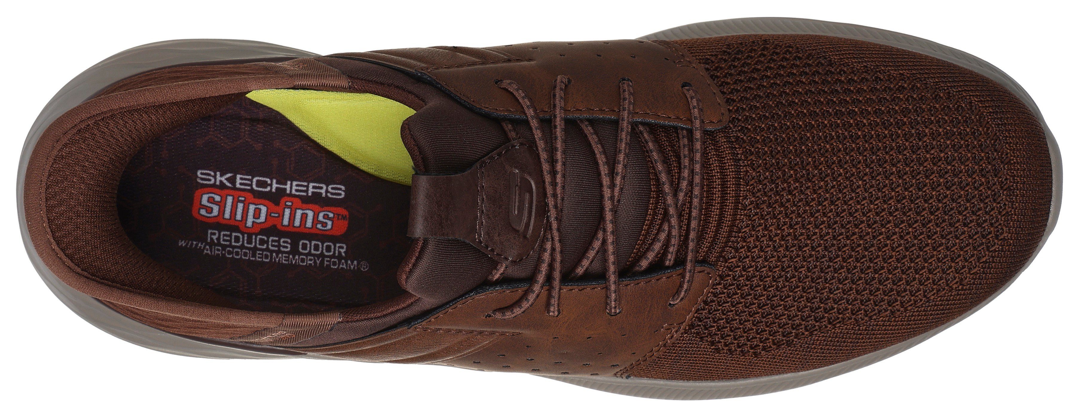 Skechers Slip-on sneakers GARNER-NEWICK Slipper, vrijetijdsschoen met praktische Slip Ins-functie