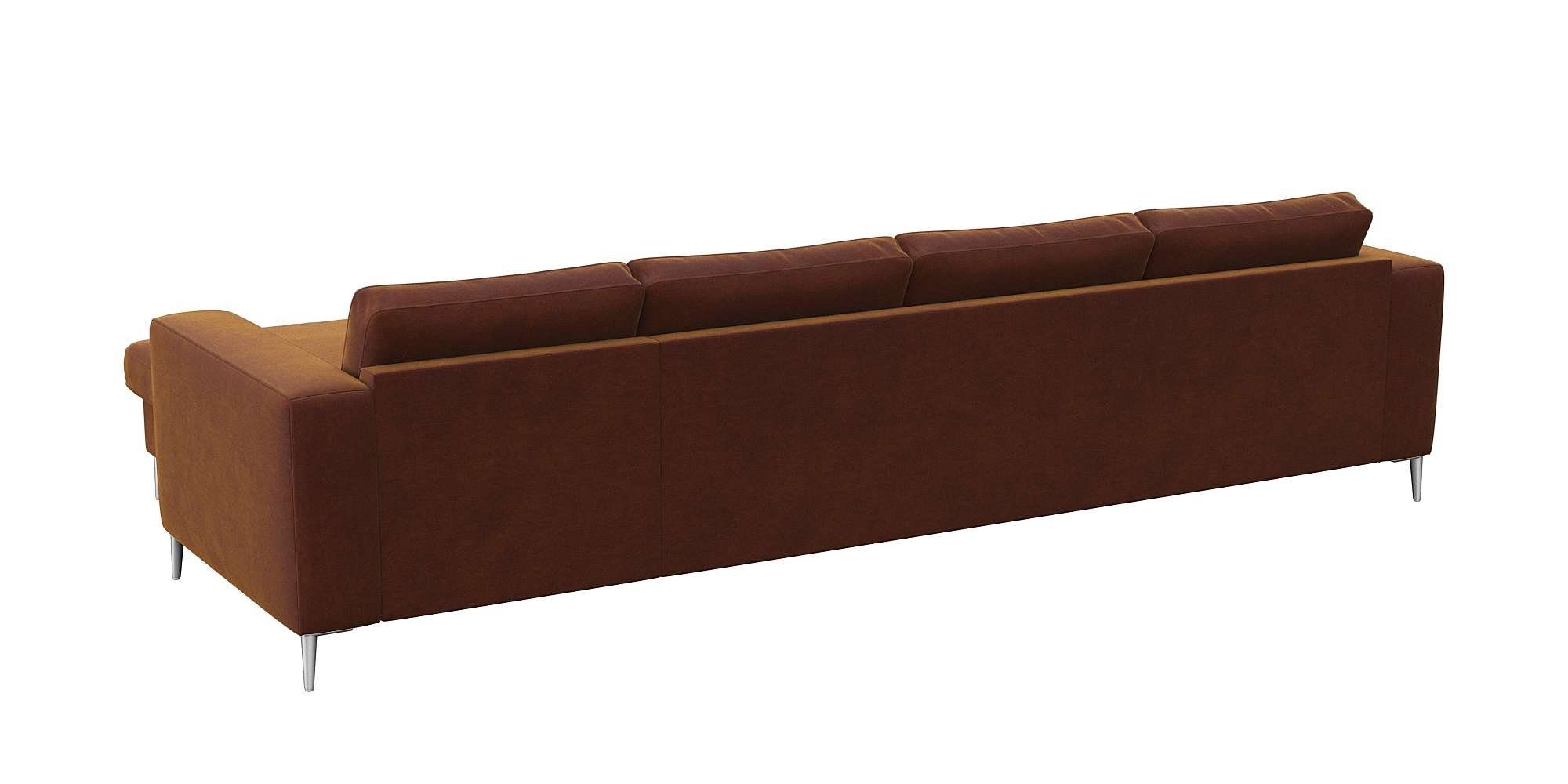 FLEXLUX Hoekbank Fiore, super zitcomfort door koudschuim in de zitting, L-vorm