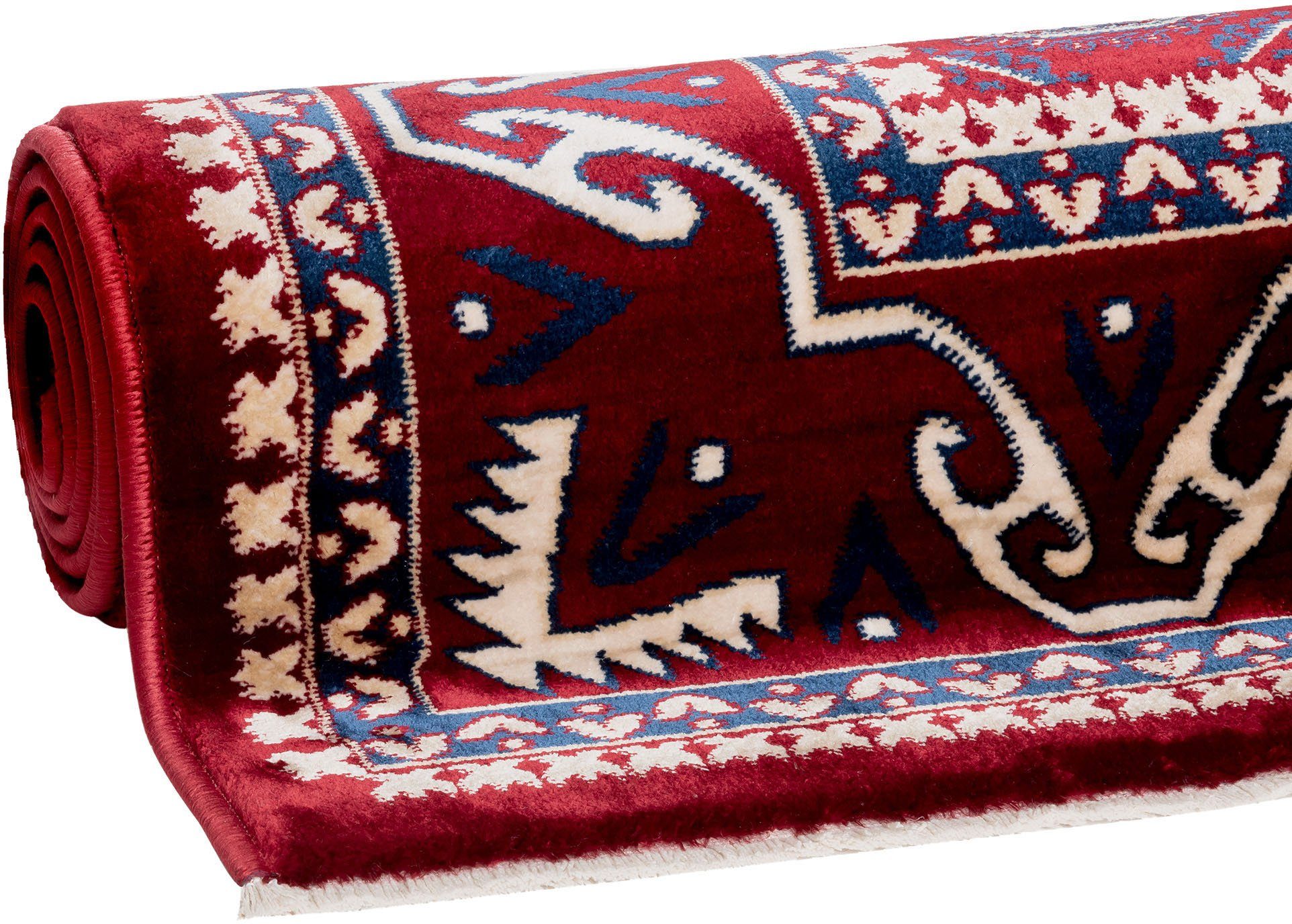 Sehrazat Vloerkleed Ornament 1358 Kortpolig, oriënt ornament look, edele glans, zachte pool